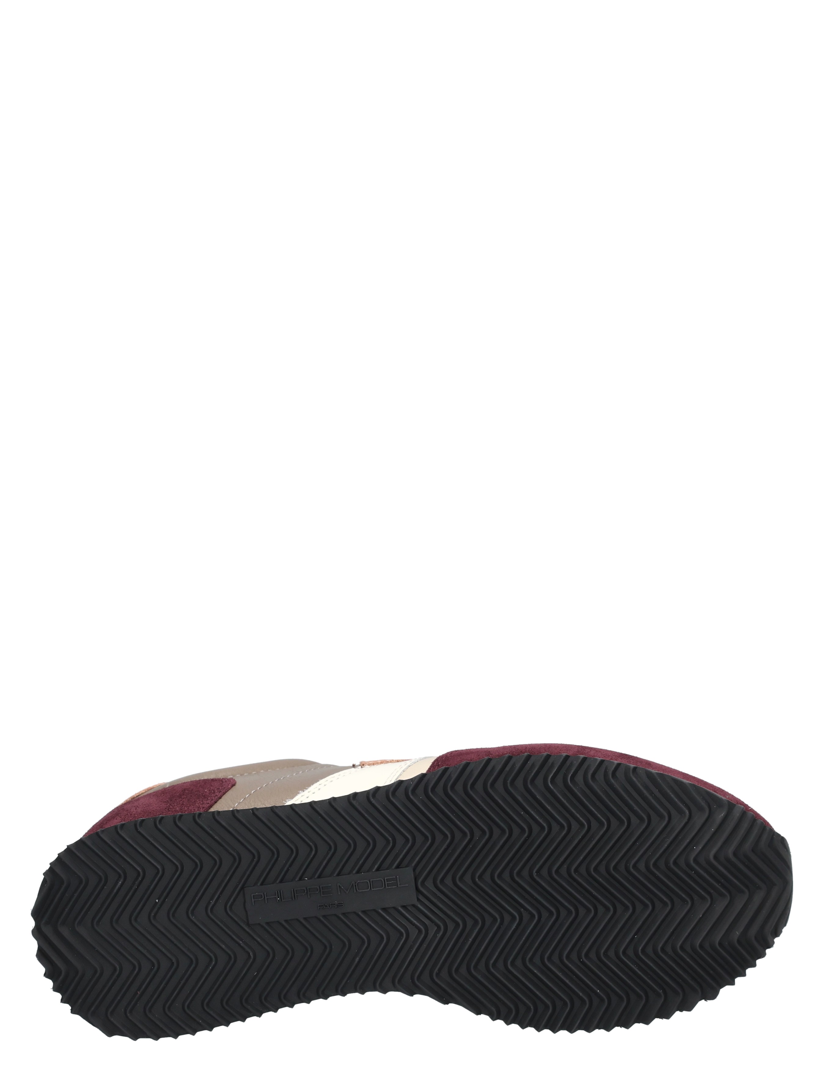 sneaker, rubberzool, suede, veters, multikleur