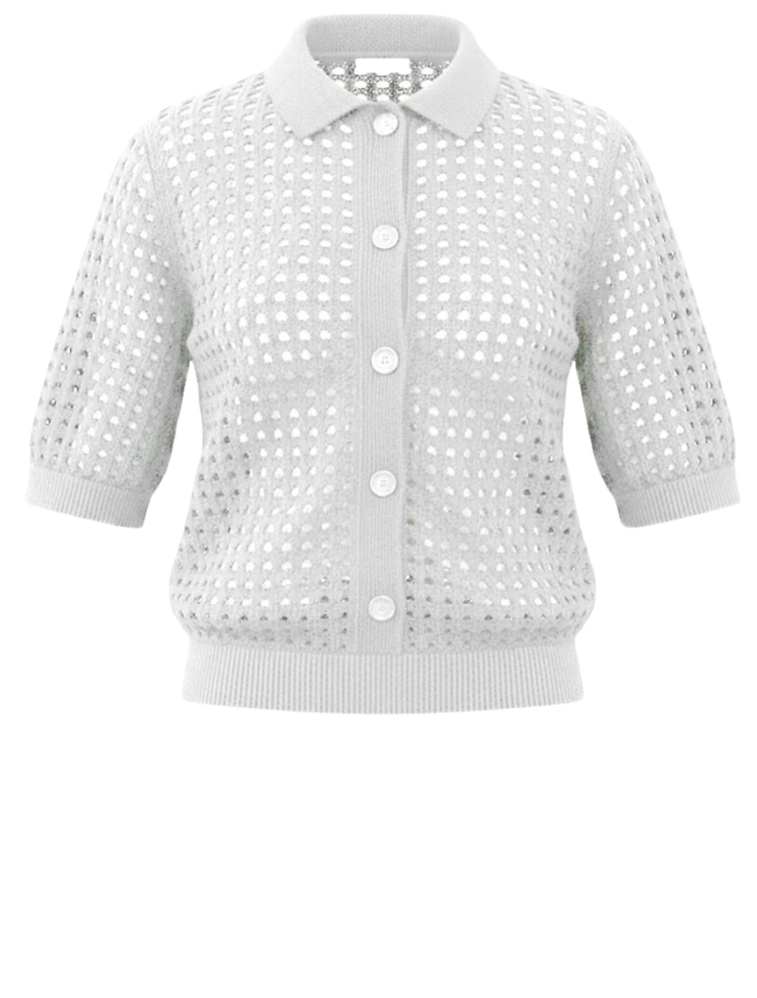 Aimée the Label - Gina Cardigan White - Dames - Truien en Sweaters - 49946_88_1
