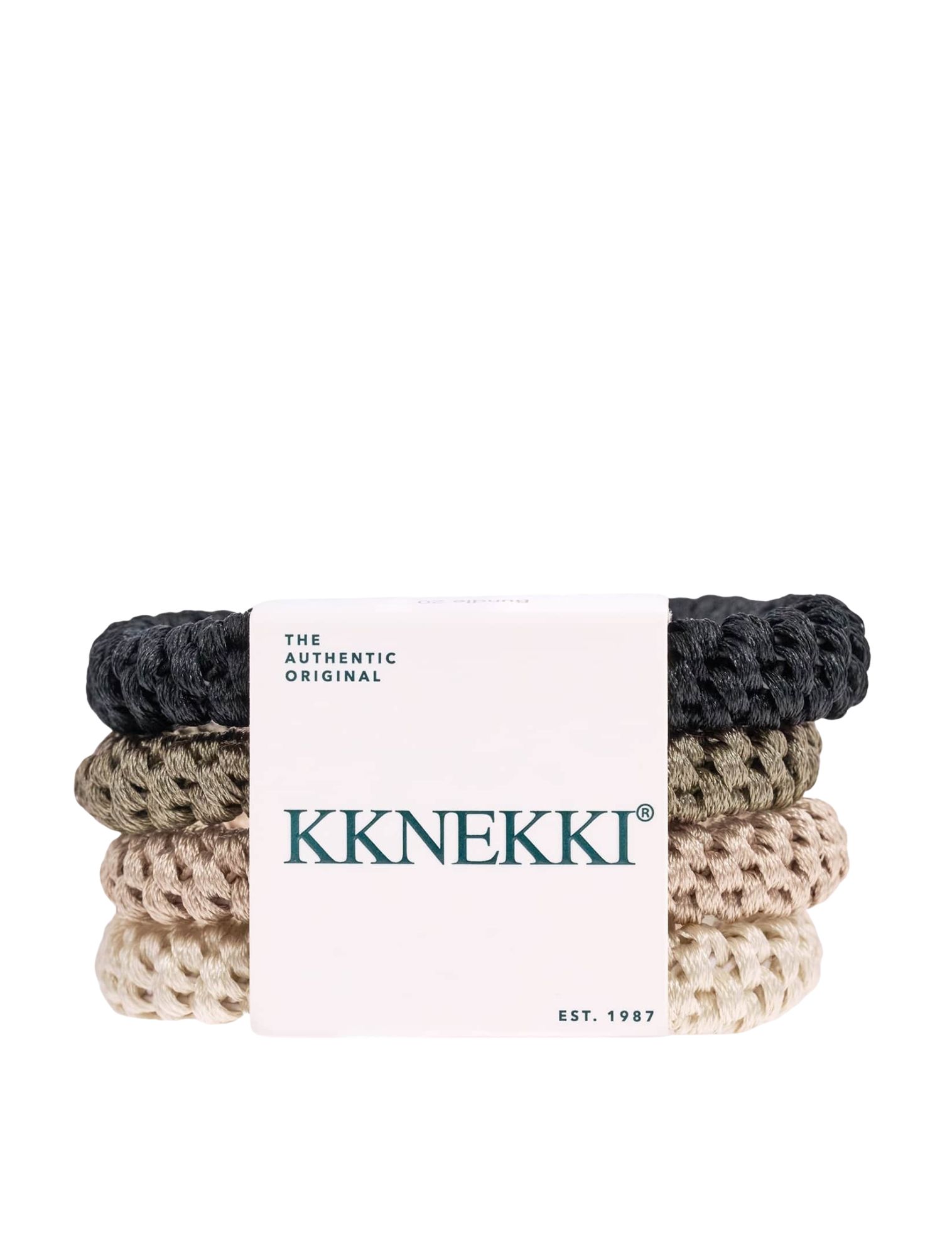 Kknekki - Kknekki 4-pack 3120 Zwart Grijs Combi - Dames - Hairwear - Meisjes - Hairwear - 50752_91_1