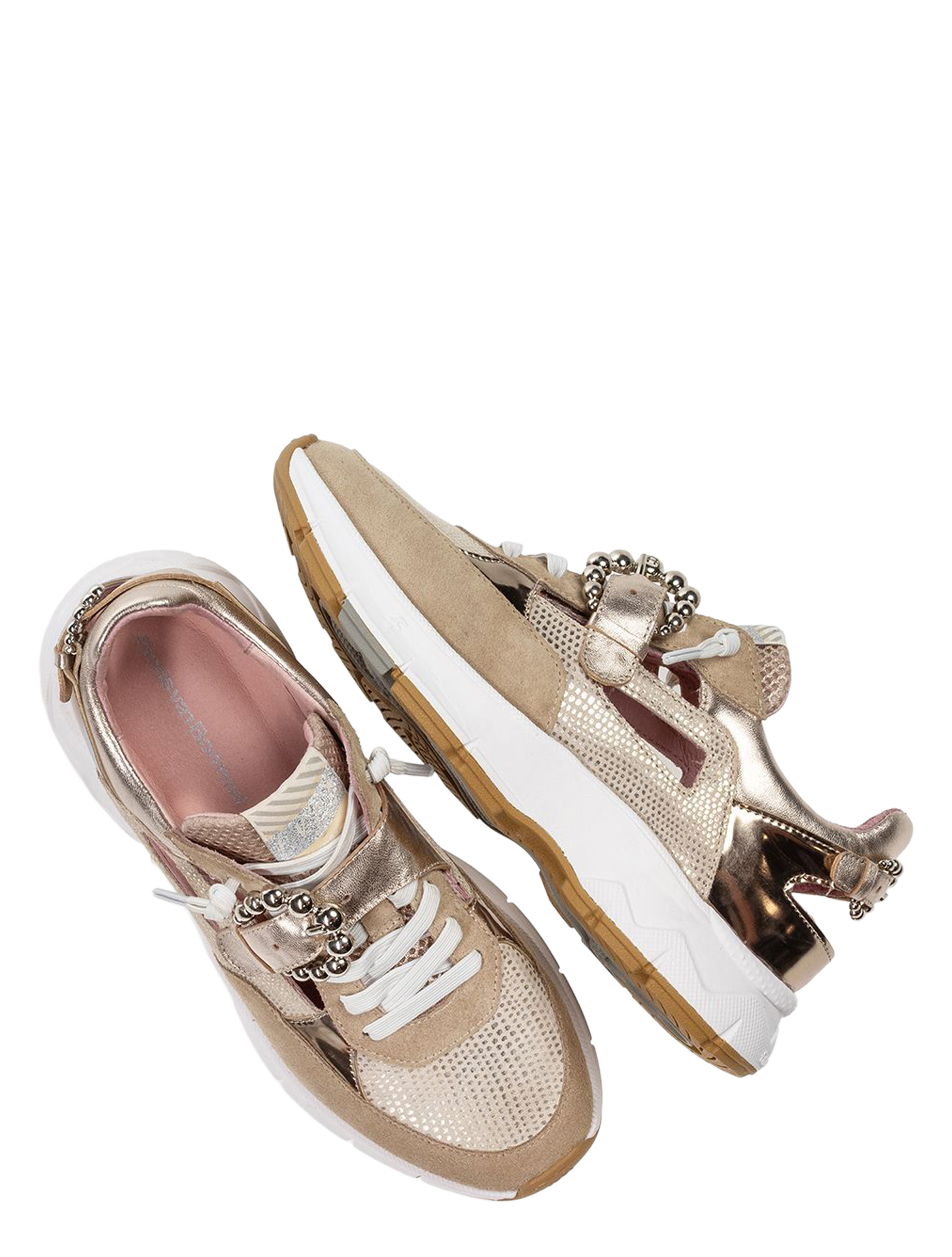 Floris van Bommel - Daysi 10155 08.03 Gold - Sneakers - Dames - Lage Sneakers - 51482_53_3