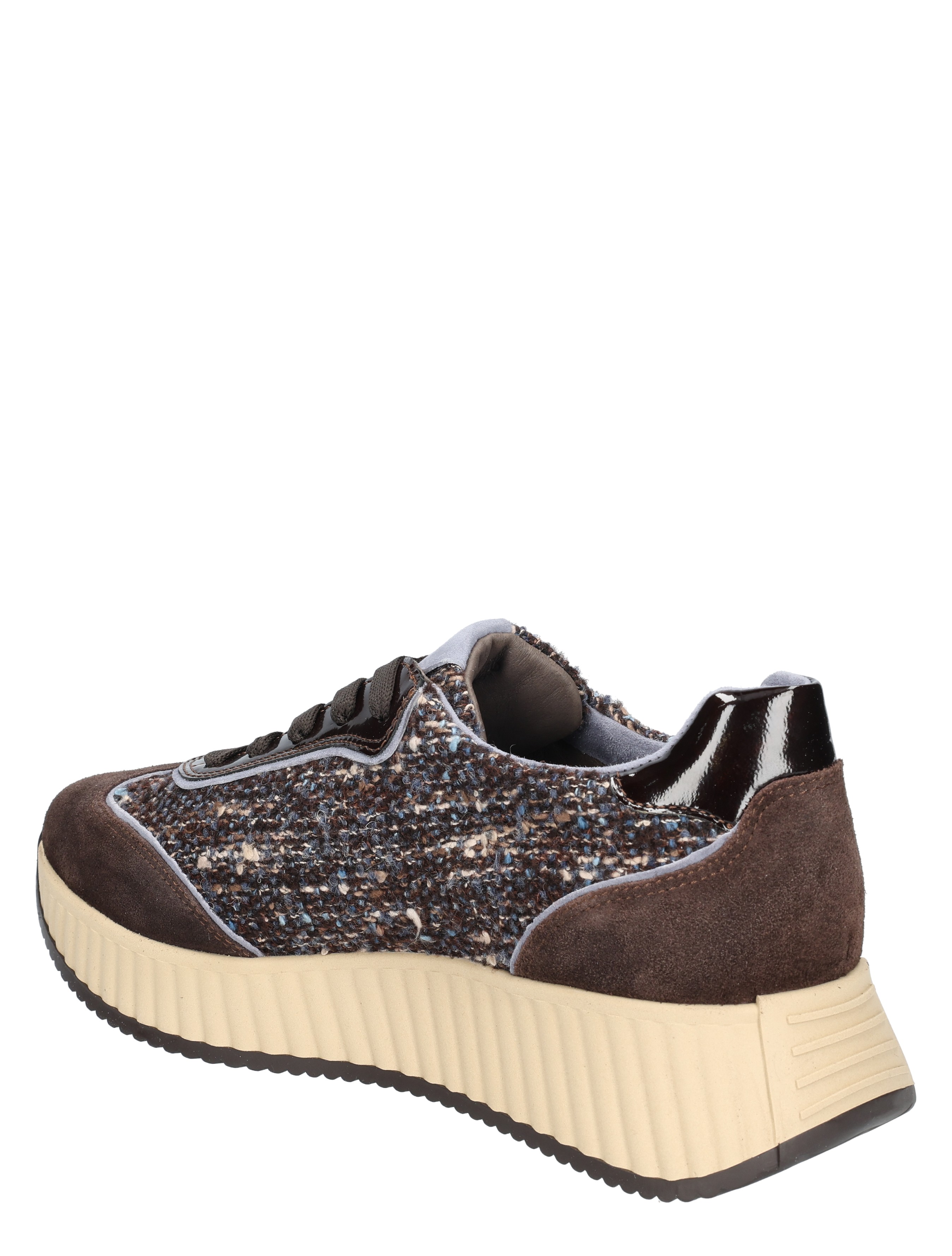 Softwaves - 8.95.21 009 Fondente Brown - Dames - Veterschoenen - Casual Veterschoenen - 48881_22_4