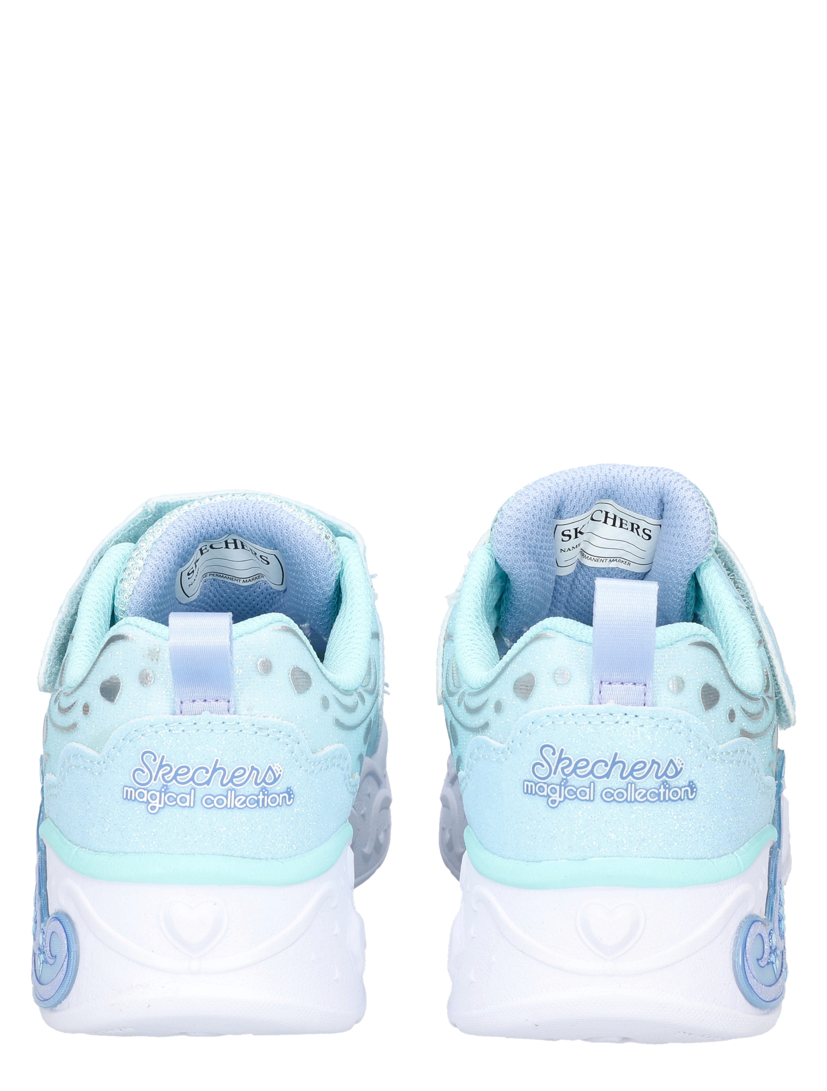 sneaker, witte schoen, magische collectie, turkoois, comfort voetbed