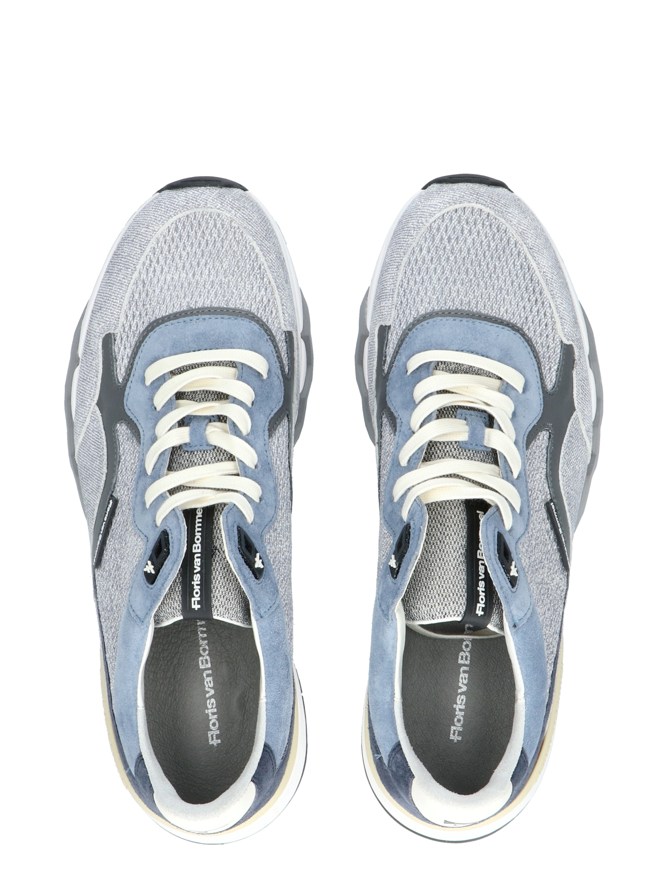 Floris van Bommel - De Zager 42-02 Light Grey Blue G+Wijdte - Heren - Lage Sneakers - Sneakers - 47123_93_7