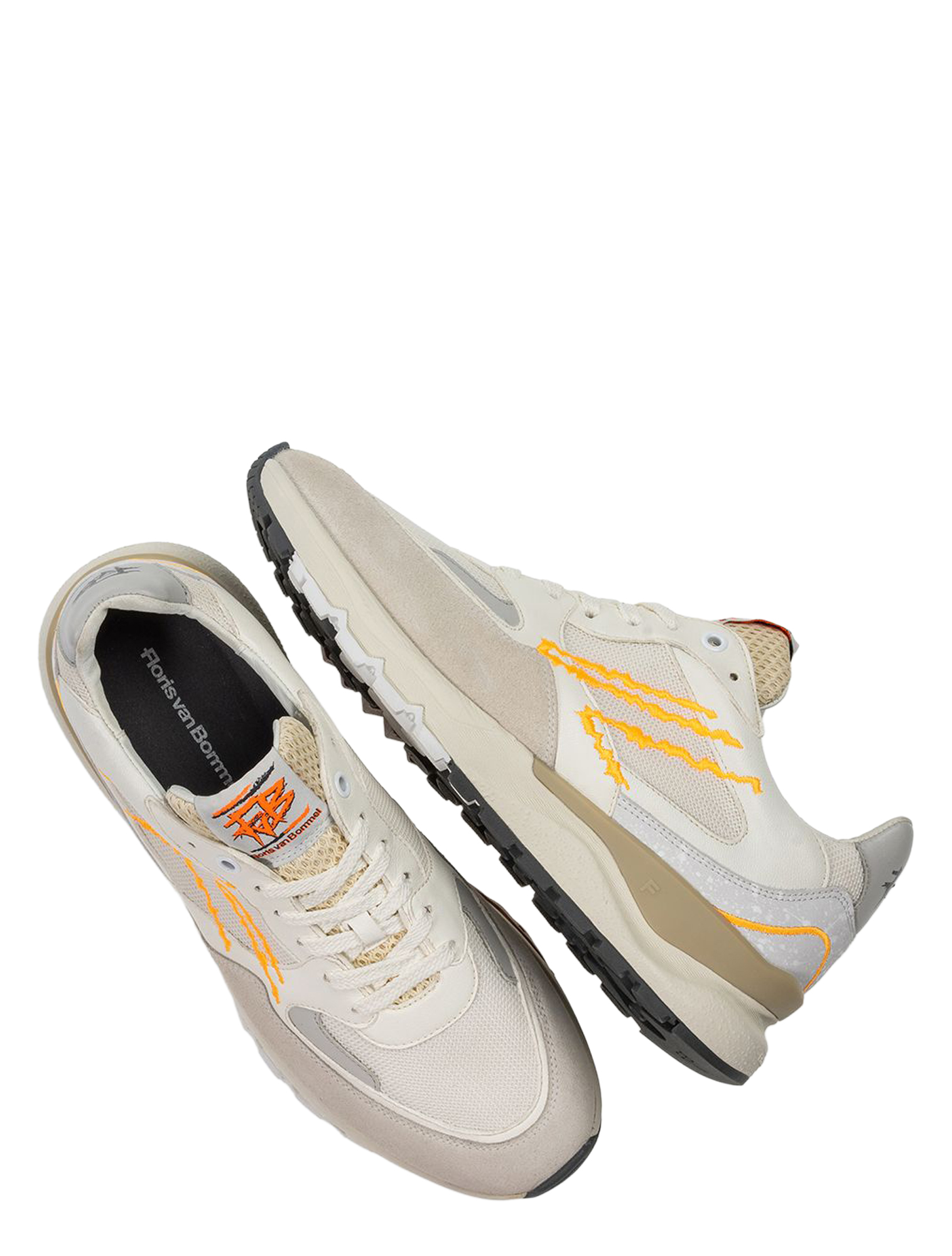 Floris van Bommel - De Treener 10243 06.09 White G+Wijdte - Heren - Lage Sneakers - Sneakers - 51440_88_3