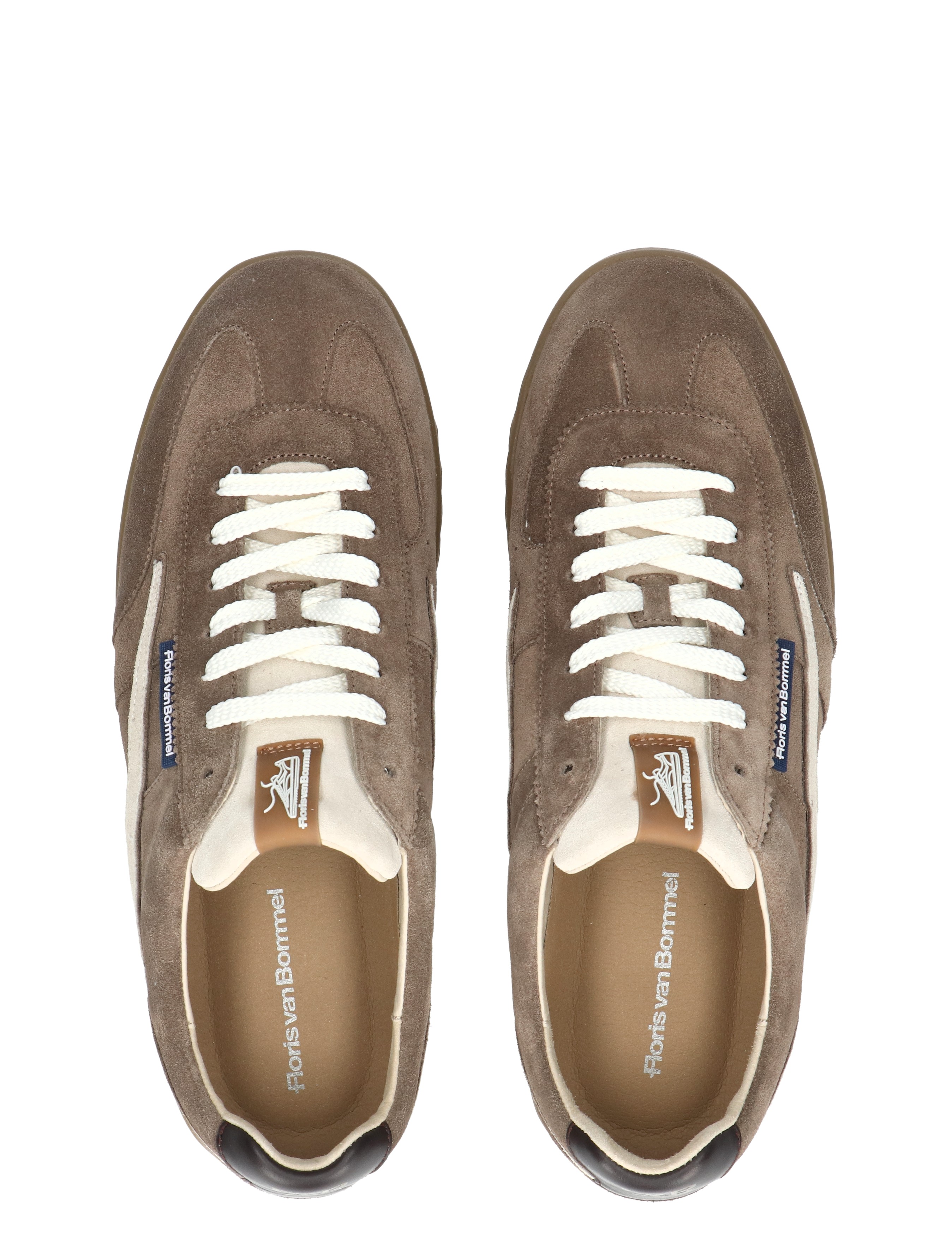 Floris van Bommel - De Zaler 0224 34-01 Taupe G+ Wijdte - Heren - Lage Sneakers - Sneakers - 50669_22_8