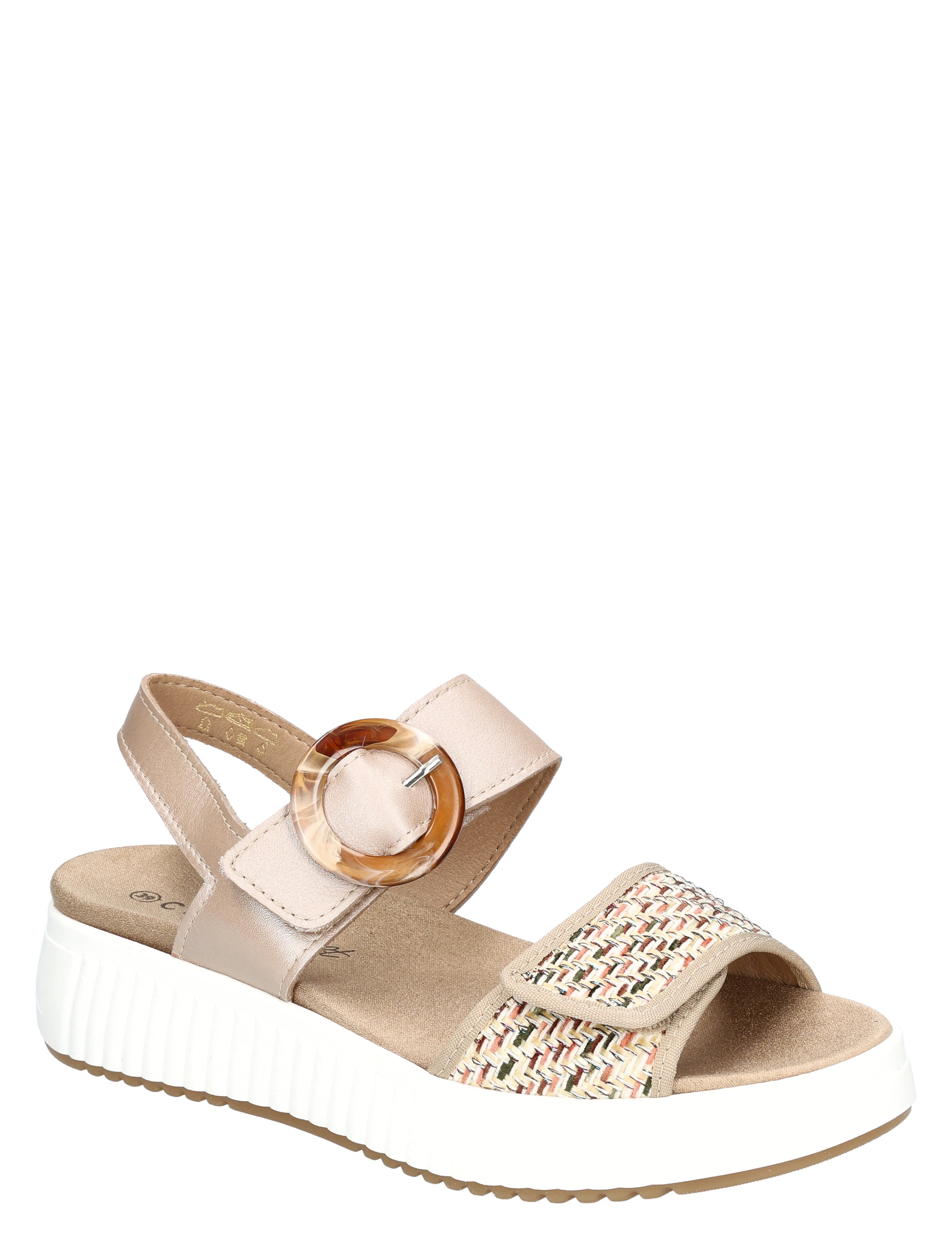 Cypres Soft - Zofia 2615531 Canvas Cream 0823 - Dames - Sandalen - 50846_77_3