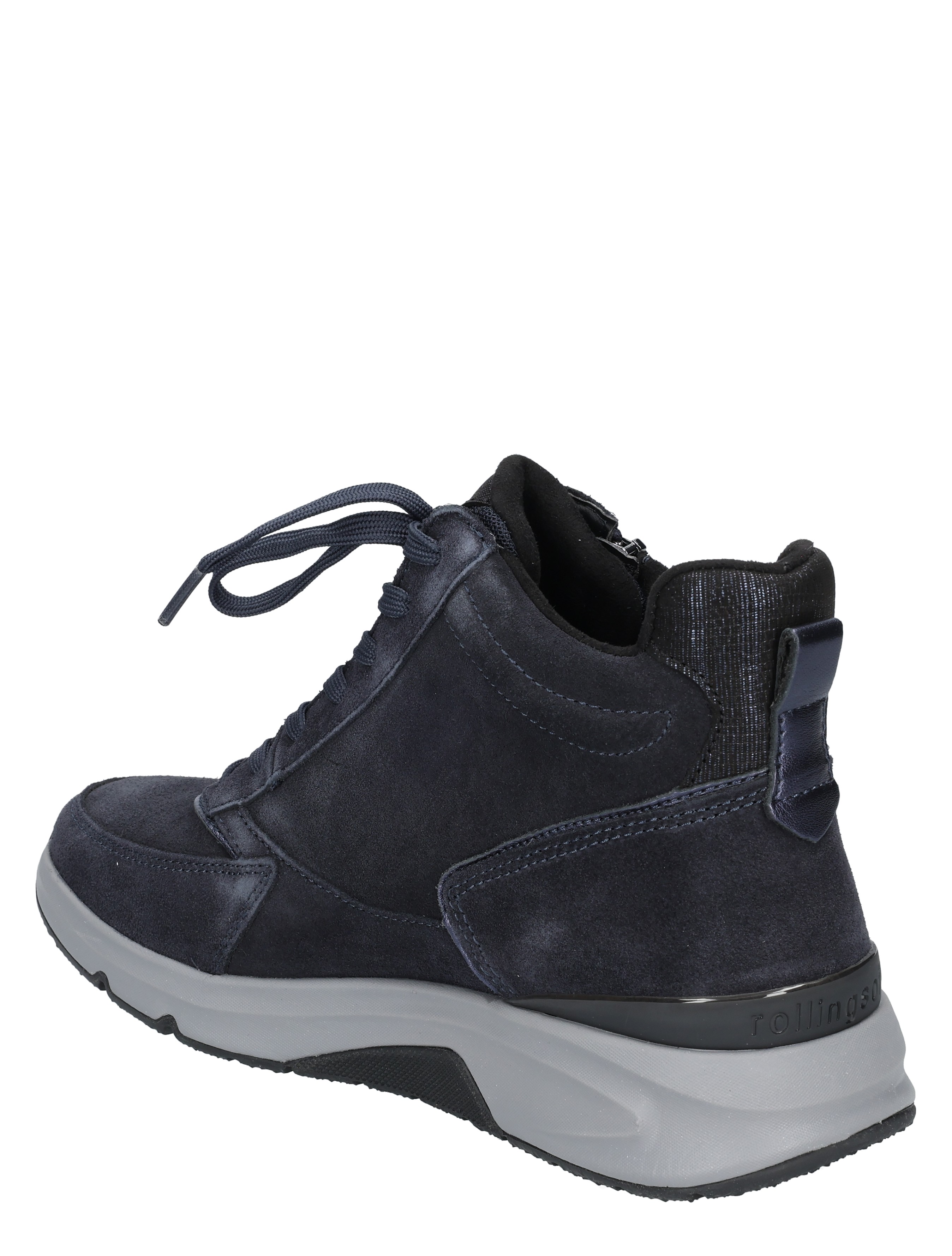 sneaker, boot, navy, suede, midsole