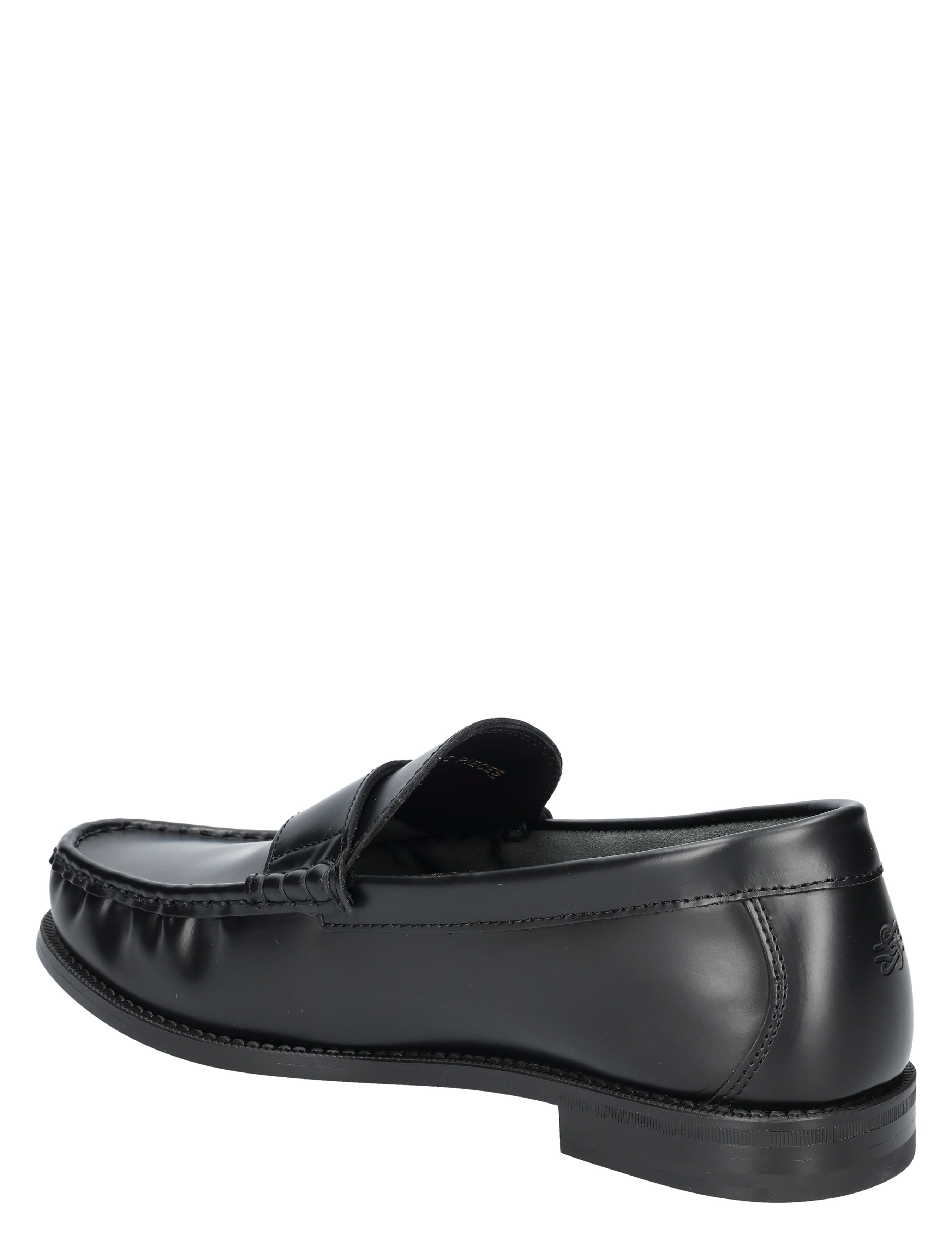 loafer, penny loafer, zwart, leer, mocassin