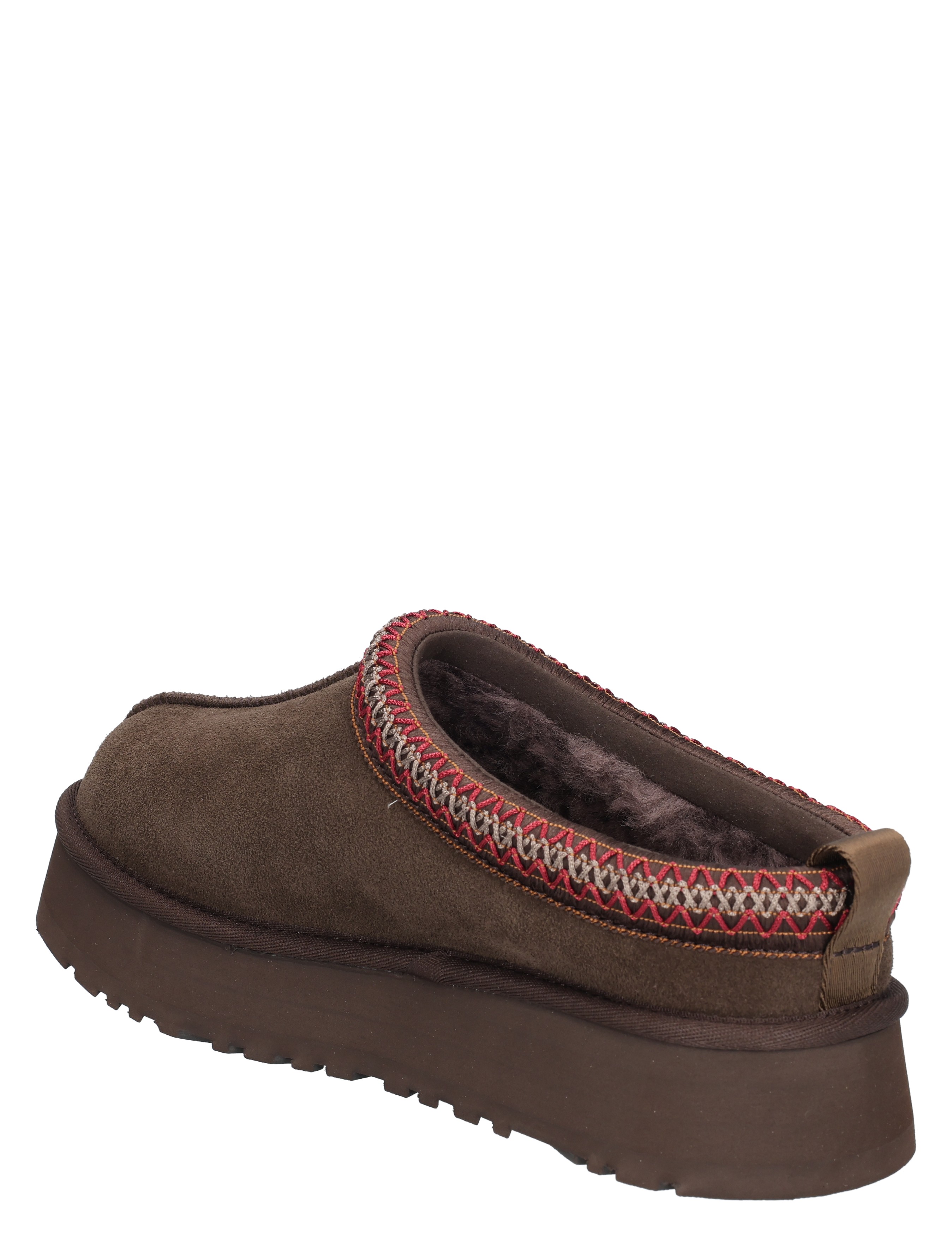 Kleding, Schoeisel, Schoen, Suede, Kleding, Schoeisel, Schoen, Suede, slipper, slip-on, brown, fleece, trimmed