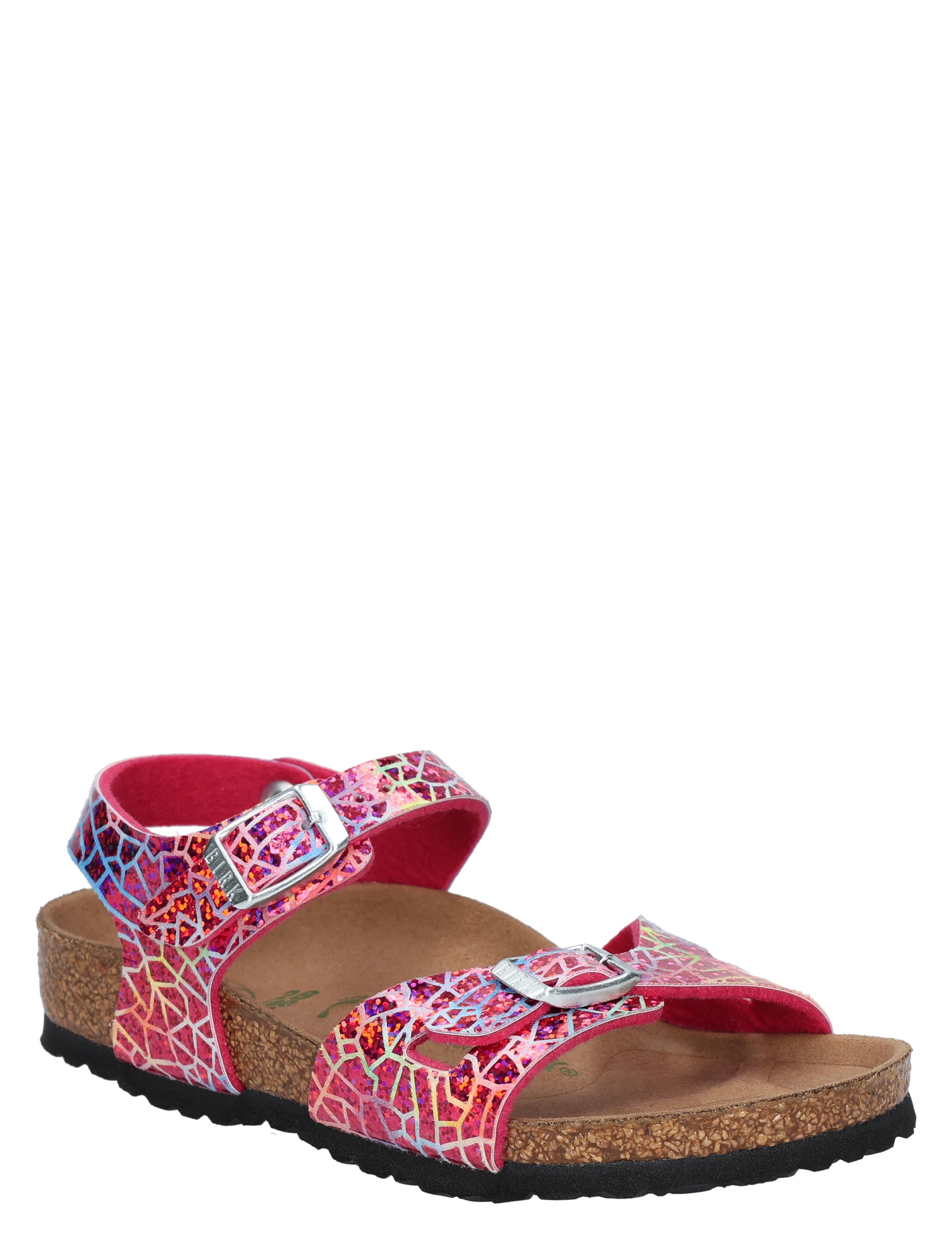 Birkenstock - Rio Kids Flashy Pink Birko-Flor Narrow - Meisjes - Sandalen - 49611_48_3