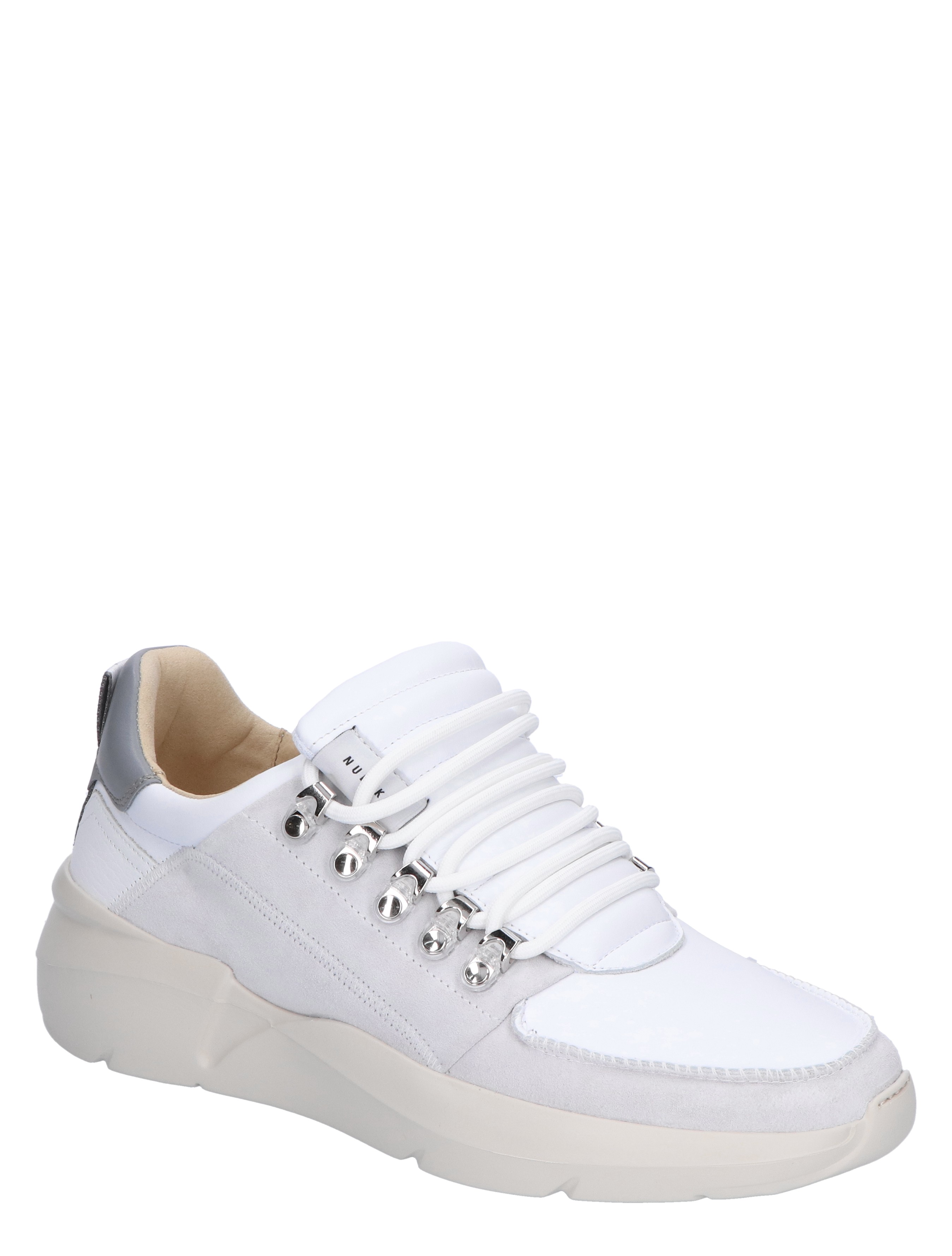 Nubikk - Roque Roman Men White Combi Grey - Heren - Lage Sneakers - Sneakers - 43715_89_3