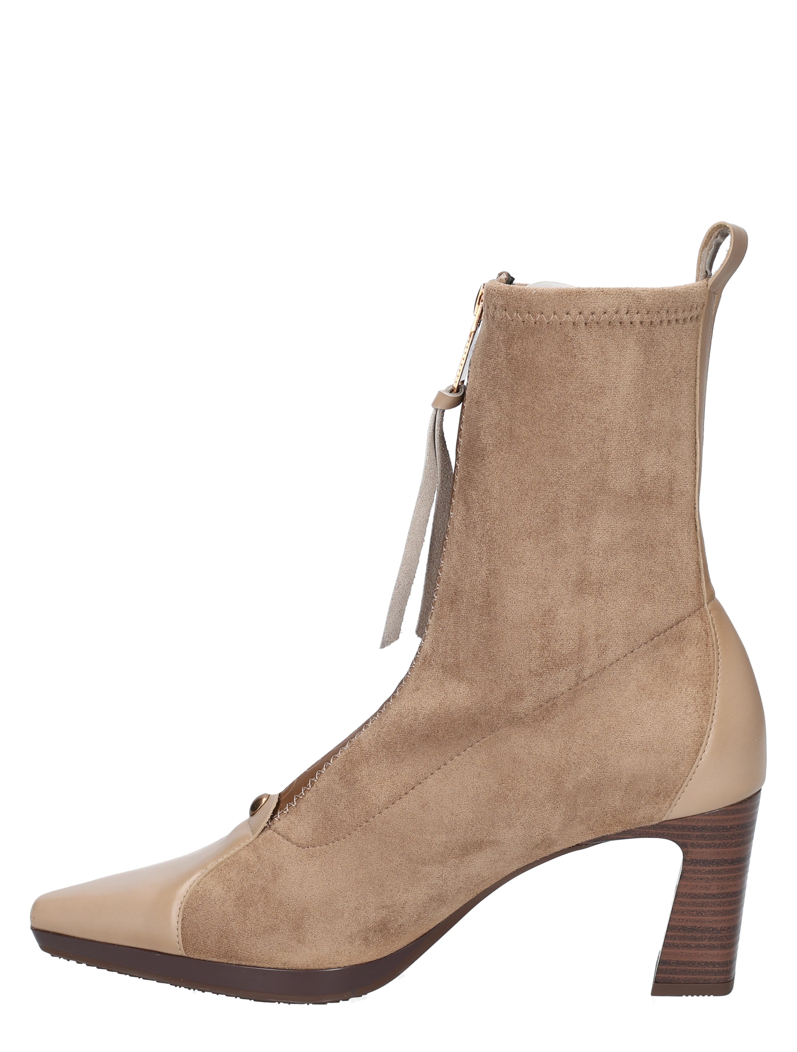 Hispanitas - HI265085 Soho Castoro Velour Topo - Dames - Boots - Enkellaarsjes - 52054_77_2