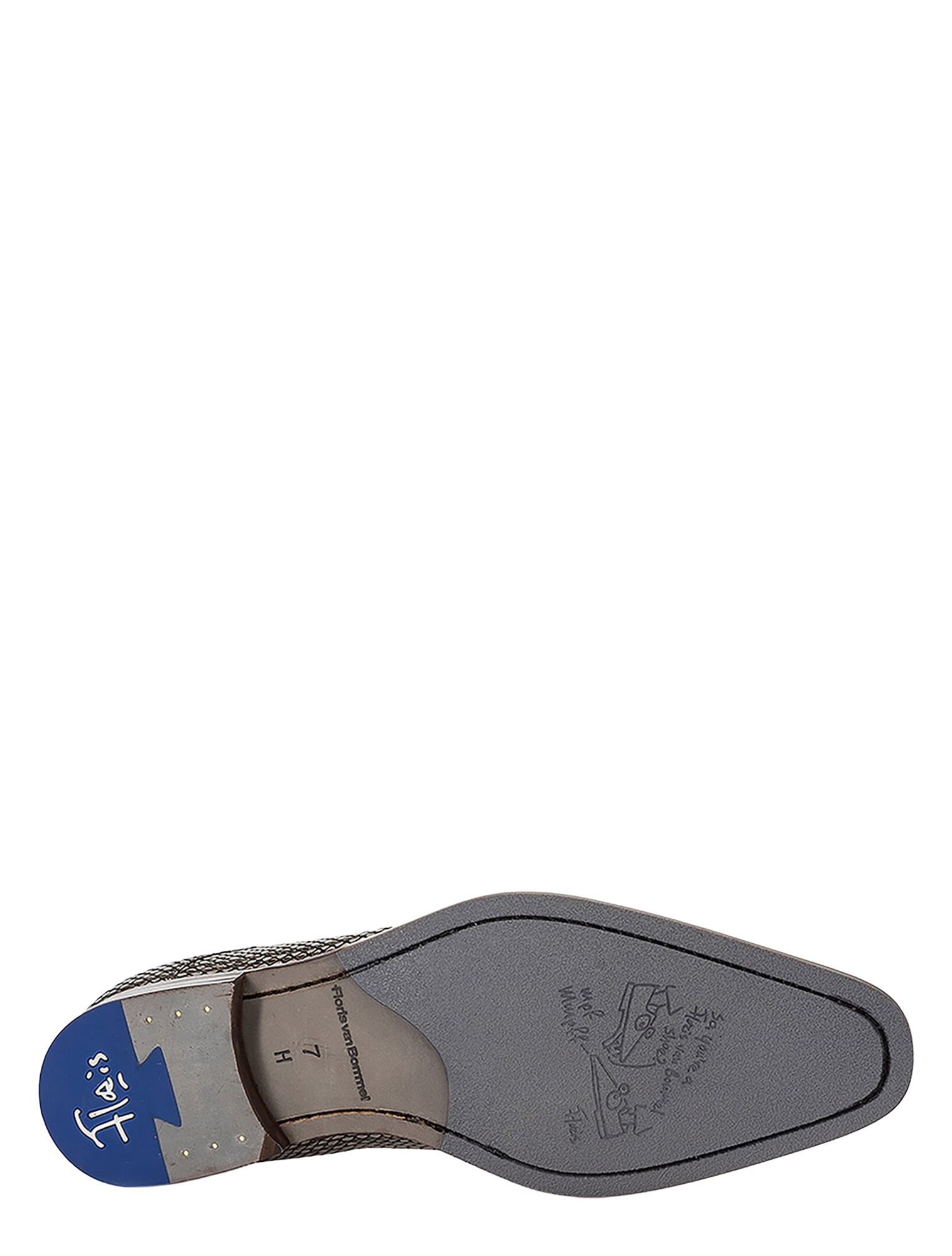 Floris van Bommel - De Stijler SFM-30338 30-01 Grey H-Wijdte - Heren - Veterschoenen - Nette Veterschoenen - 50132_99_4