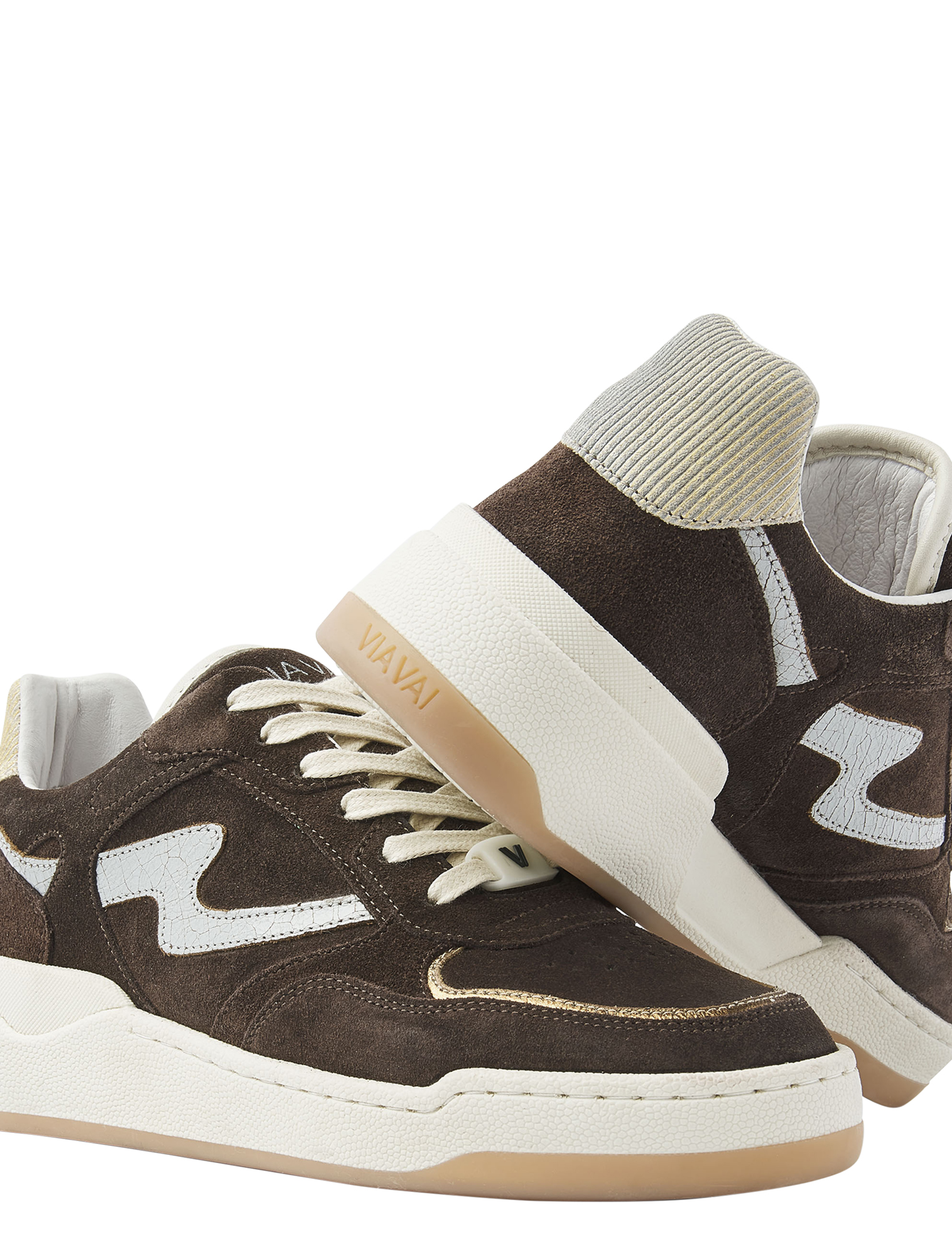 VIA VAI - Sam Levi 62026 03-316 Brown - Dames - Sneakers - Lage Sneakers - 50021_22_5