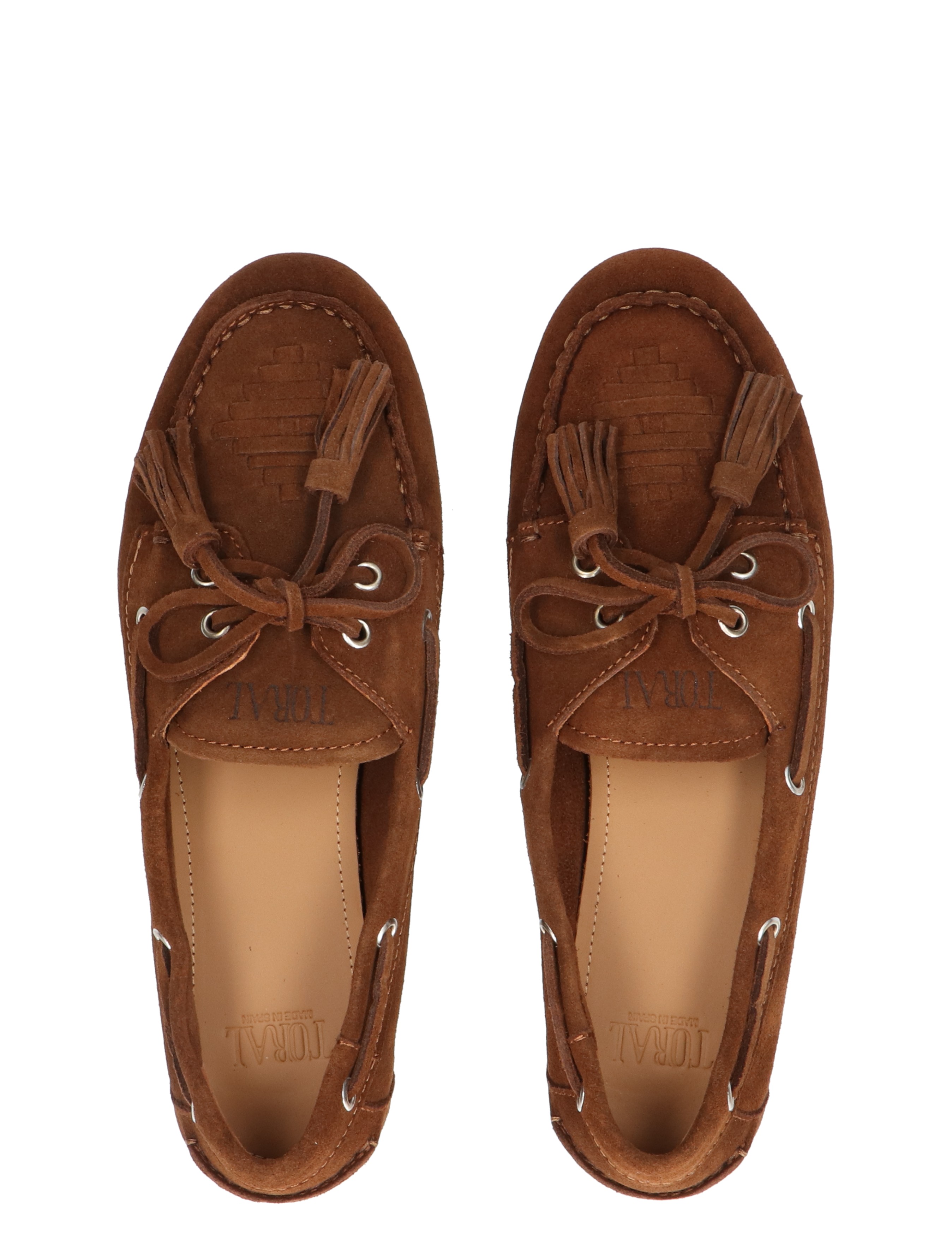 Toral Shoes - Shima Suede Volley Brown Gold - Dames - Veterschoenen - Casual Veterschoenen - 49645_22_7