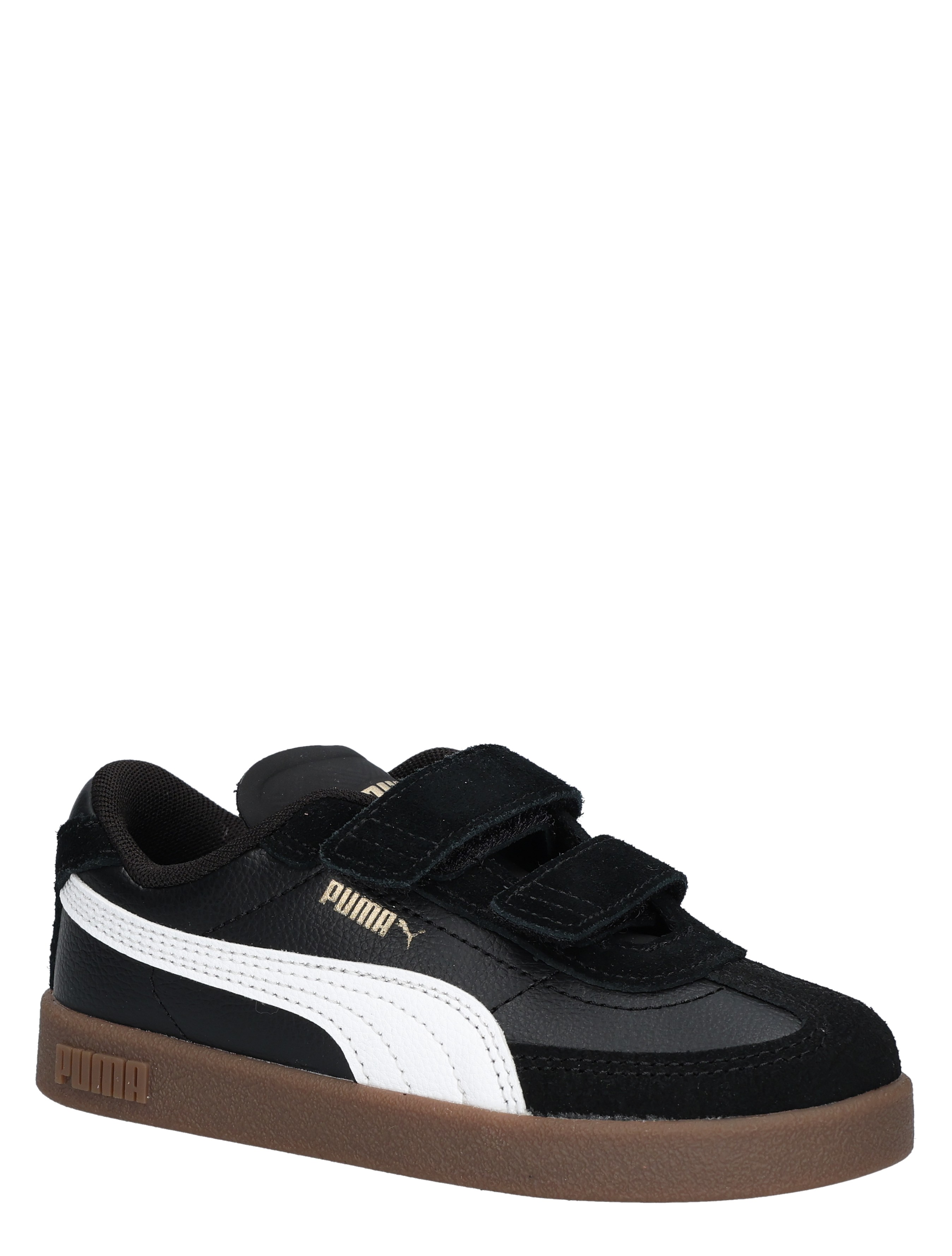 Puma - Club II Era Velcro 01 Black - Meisjes - Jongens - Sneakers - Lage Sneakers - Lage Sneakers - Sneakers - 48085_11_3