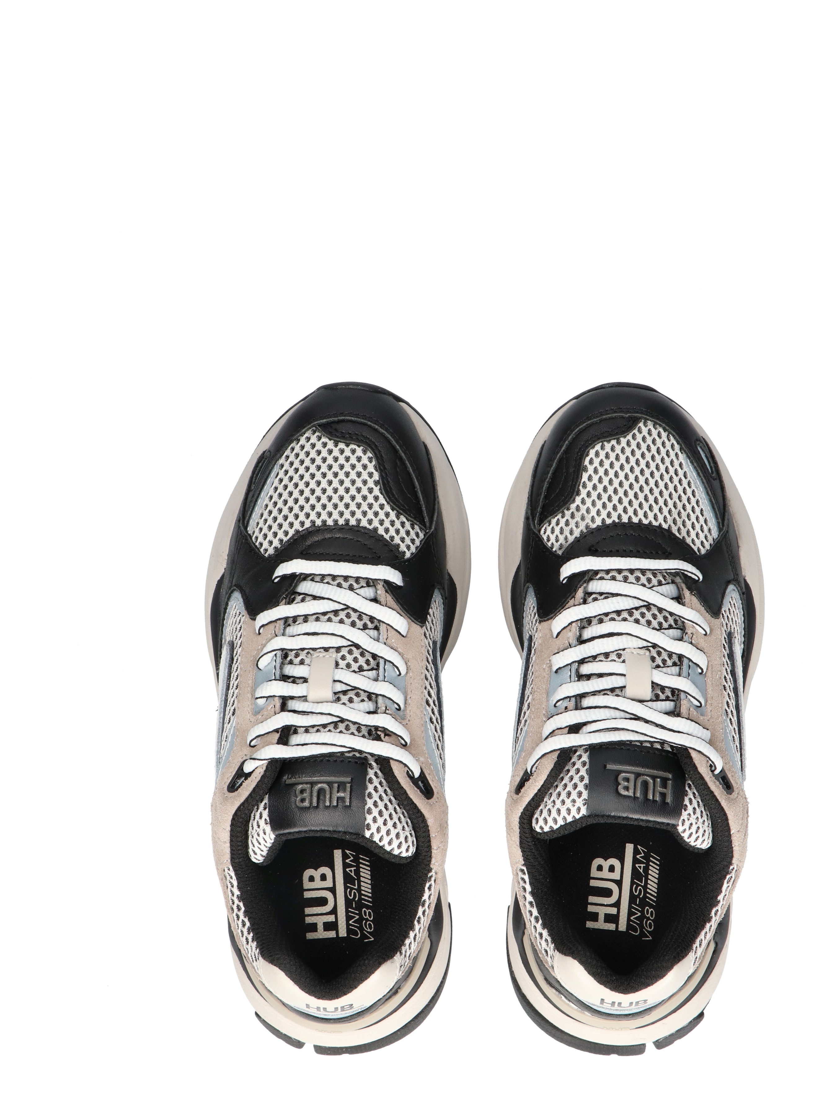 Hub Footwear - Slam Women Black Off White - Sneakers - Dames - Lage Sneakers - 48467_19_7