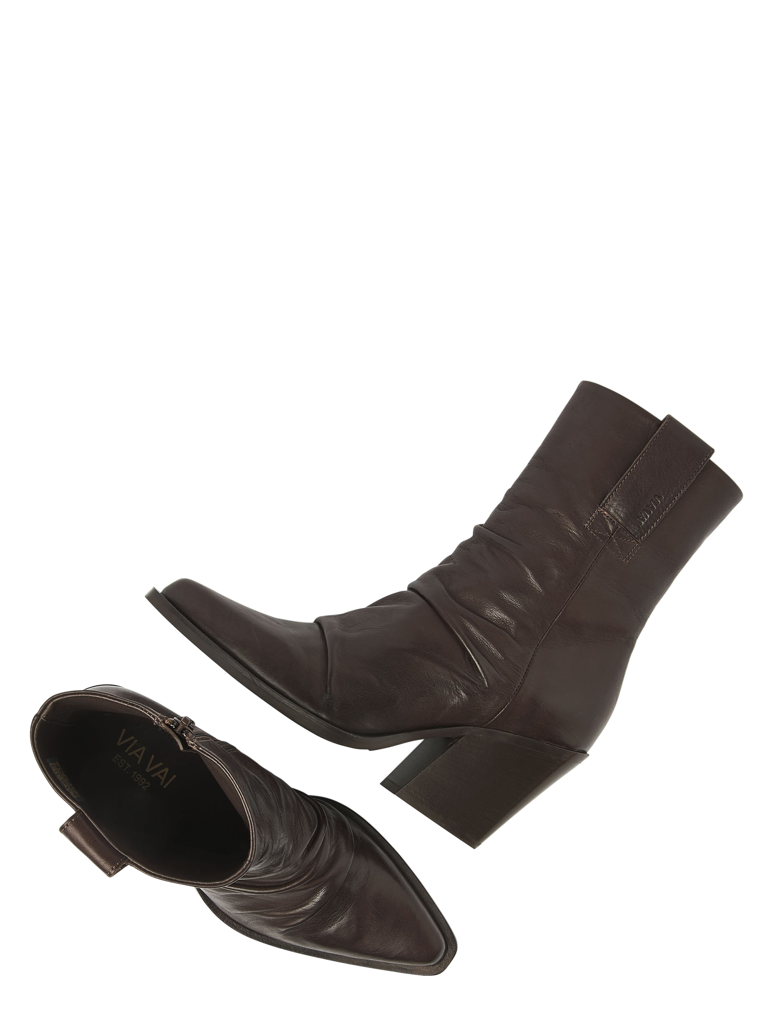 VIA VAI - Gioia Stella 62282 01-1310 Brown - Dames - Boots - Enkellaarsjes - 50058_22_4