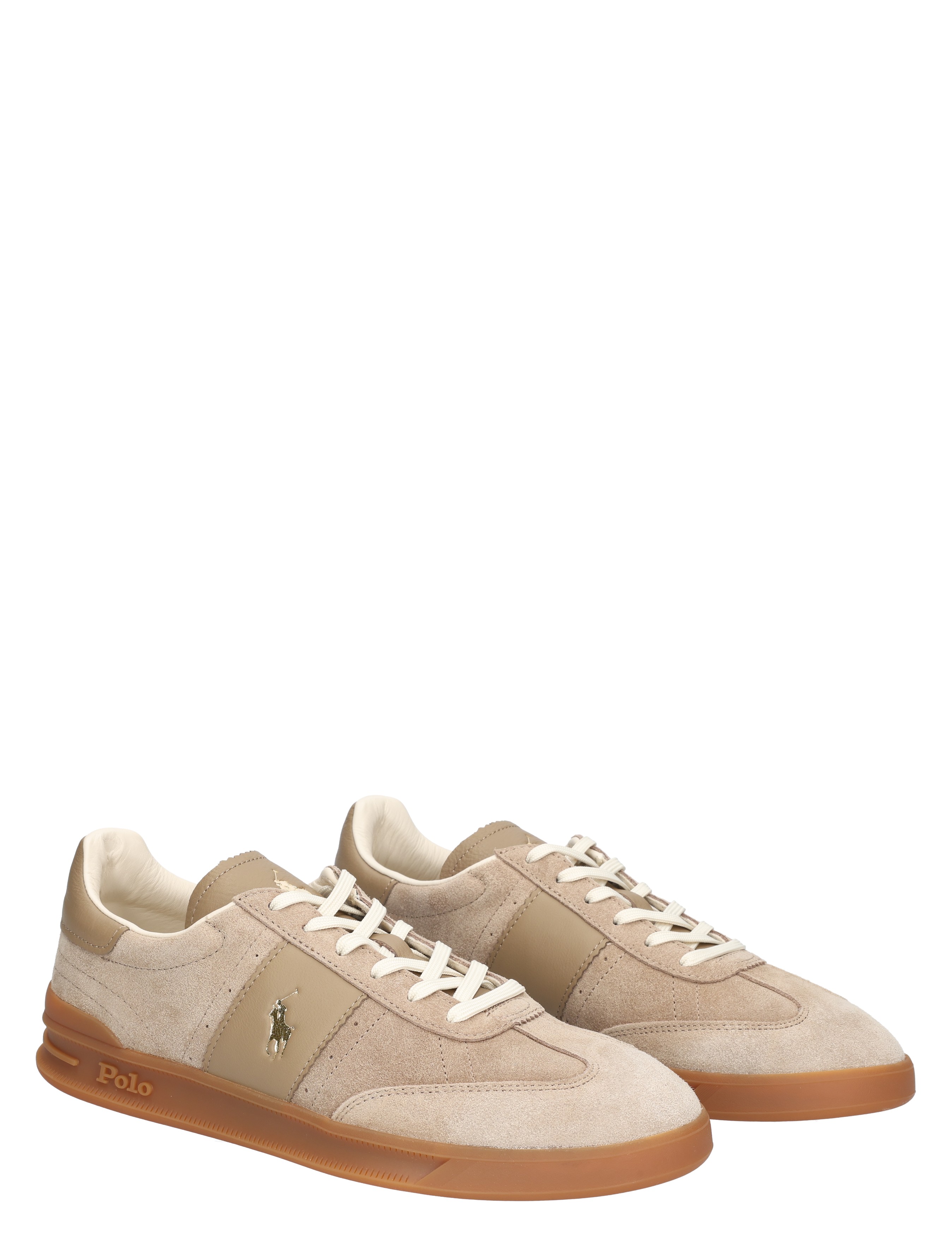 Polo Ralph Lauren - Heritage Aera Suede Sneaker 002 Dirty Buck - Heren - Lage Sneakers - Sneakers - 48414_77_5