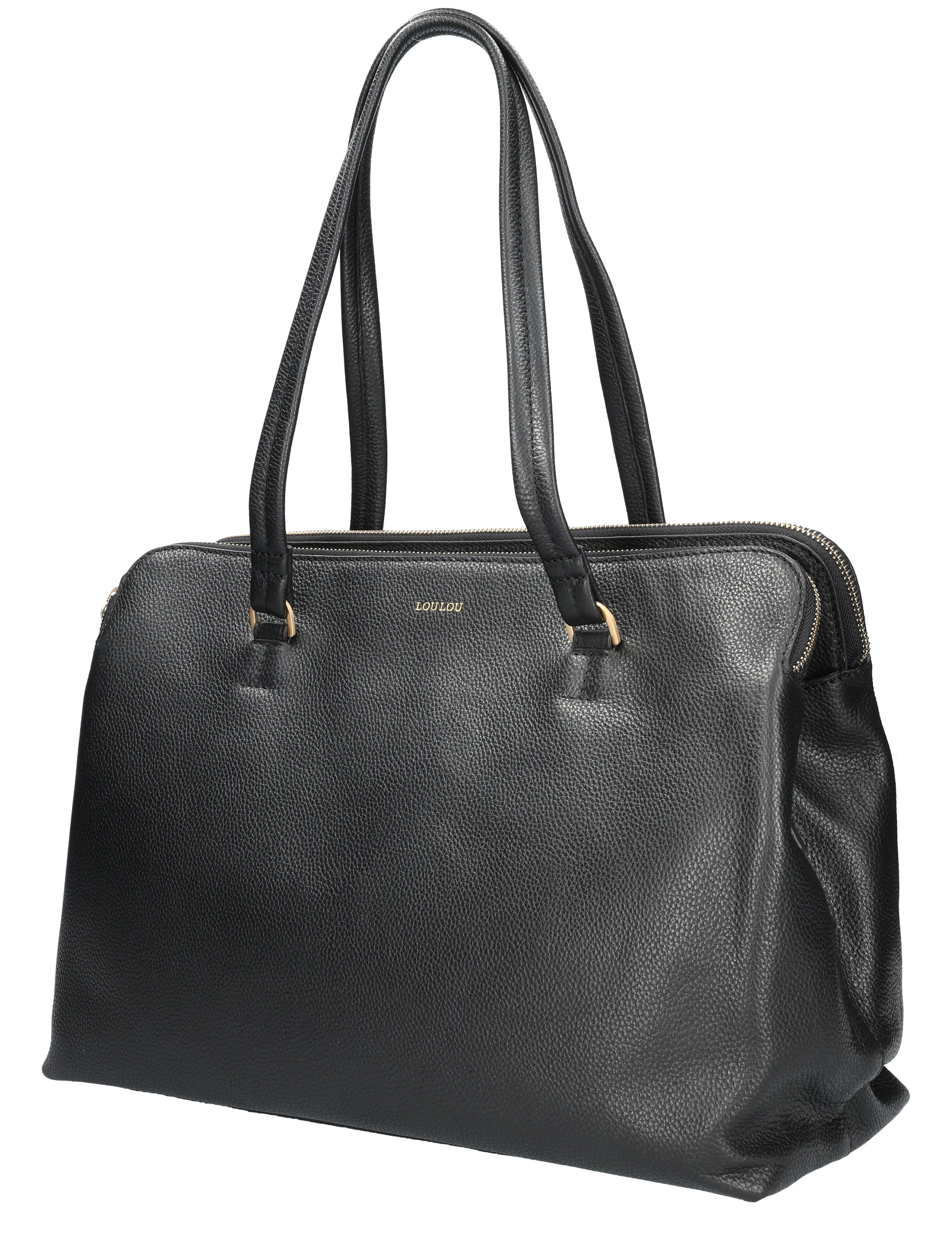 LouLou Essentiels - Olivia 001 Black - Schoudertassen - Dames - 49406_11_3