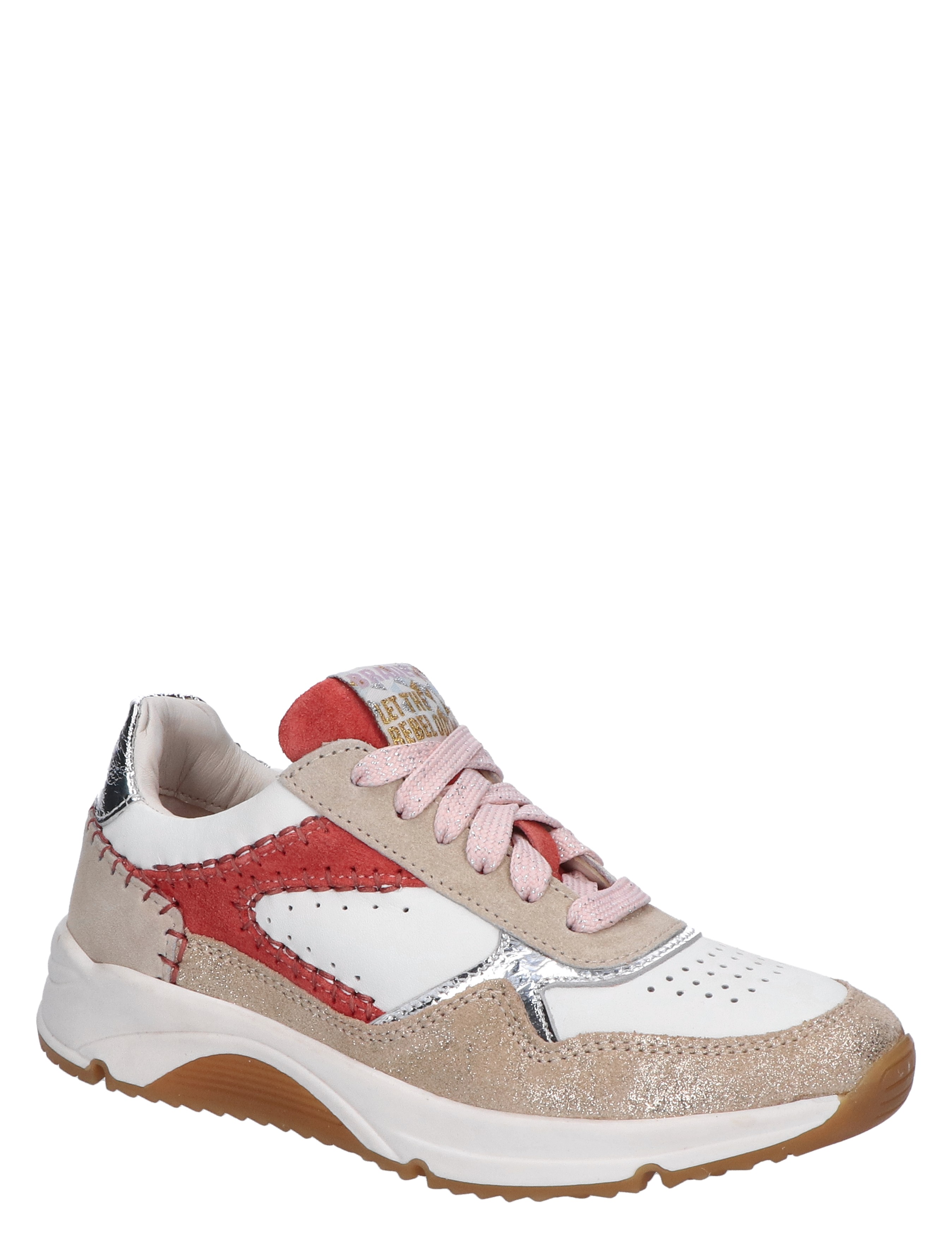Braqeez - Feedhra Flow 994 Champagne - Meisjes - Lage Sneakers - Sneakers - 47137_78_3