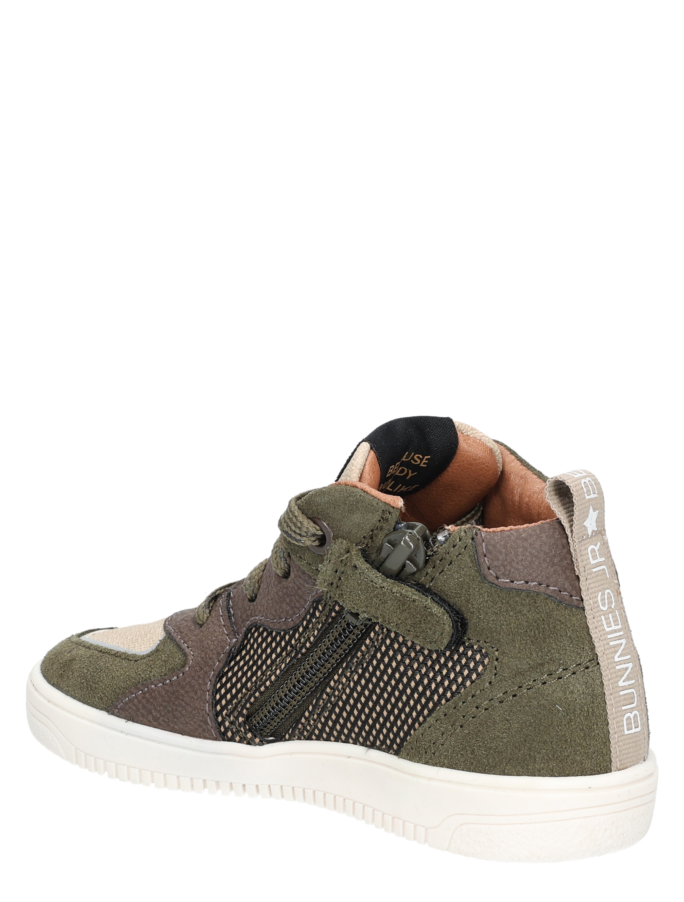 Bunnies - Moos Mellow 225656 469 Army Green - Jongens - Sneakers - Hoge Sneakers - 48508_66_4