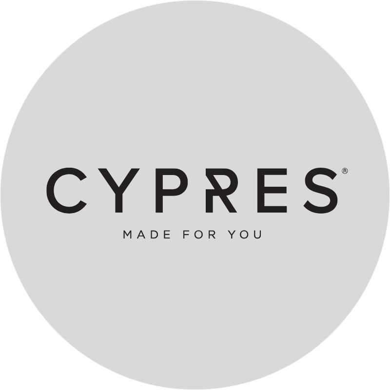 logo, circle, grijs, Cyres, gemaakt voor jou
