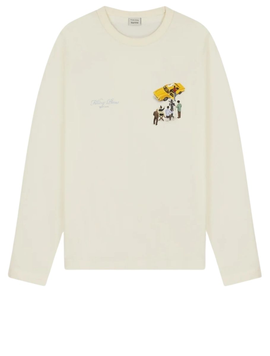 Filling Pieces - Longsleeve Filmset Antique White - Heren - T-Shirts & Polos - 51536_88_2