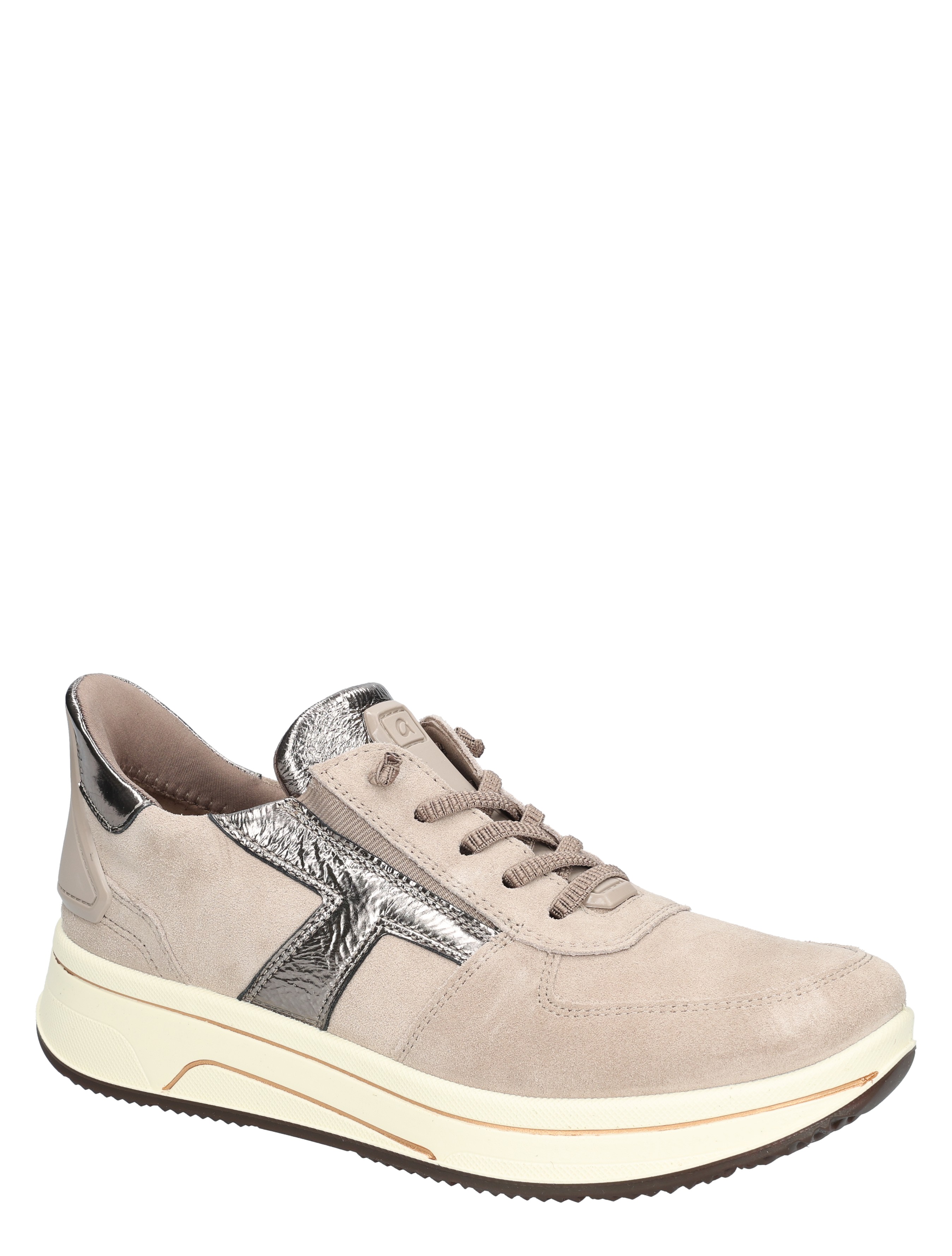 Ara - 12-27554-15 Beige H-Wijdte - Dames - Veterschoenen - Casual Veterschoenen - 48835_77_3