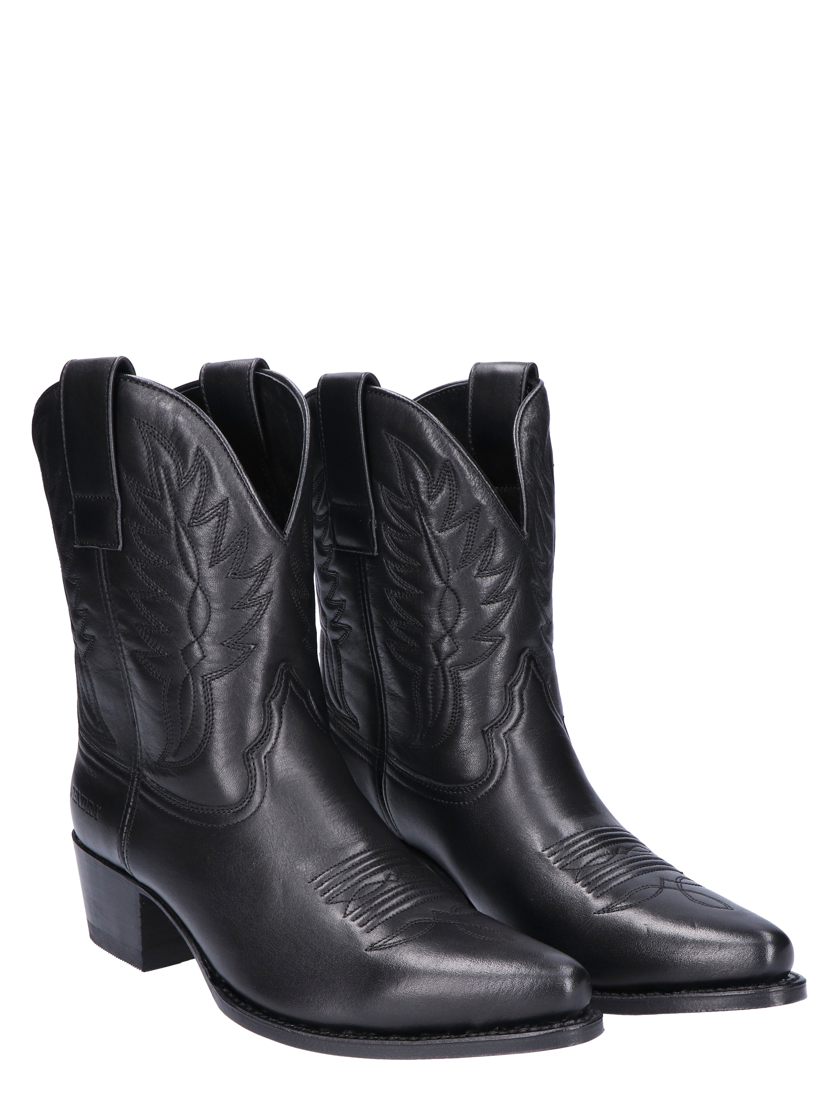 Sendra - 18651 Rosmy Flex Salvaje Negro - Dames - Boots - Cowboylaarzen - 45949_11_5