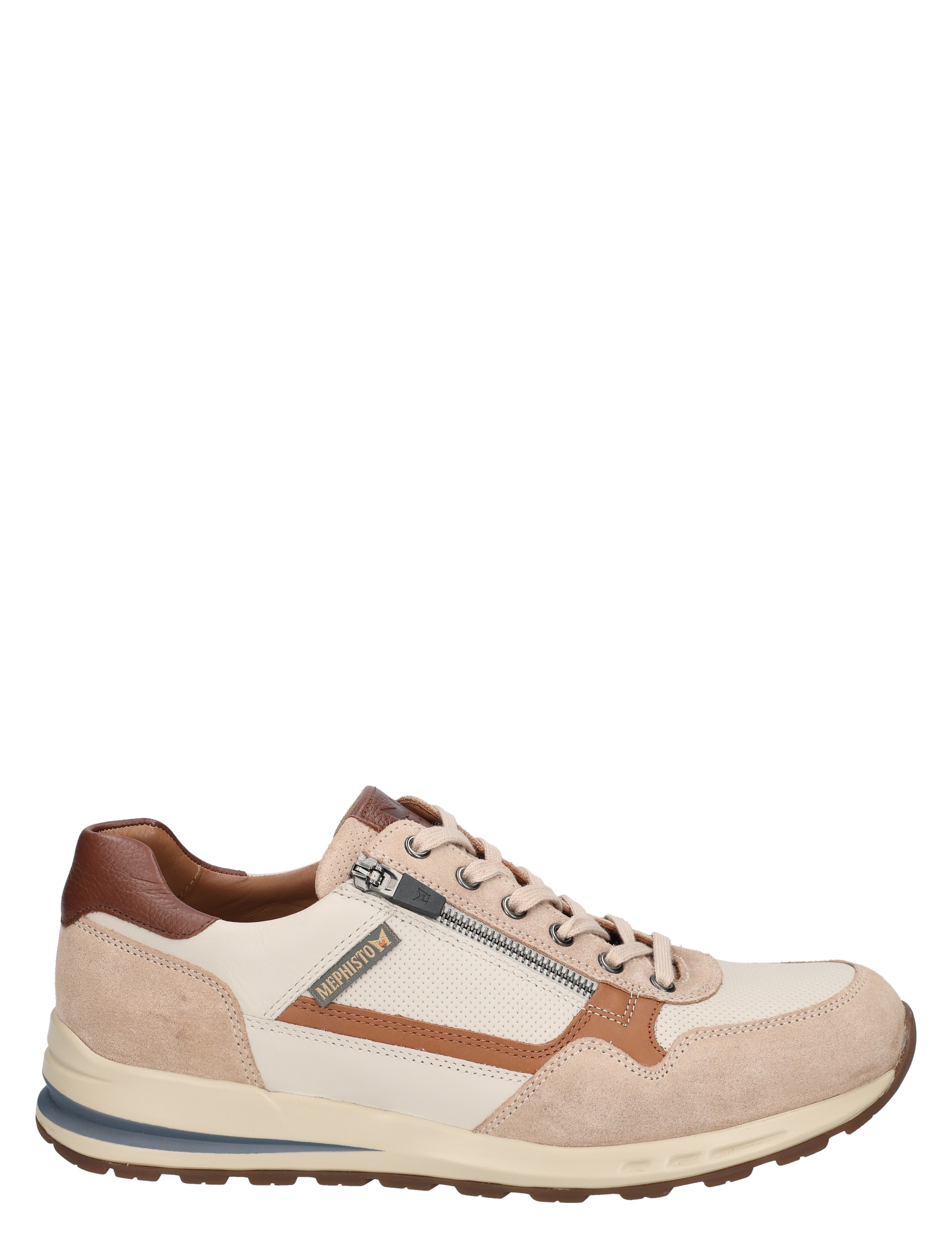 Mephisto - Bradley Light Sand H-Wijdte - Heren - Veterschoenen - Casual Veterschoenen - 51006_72_1