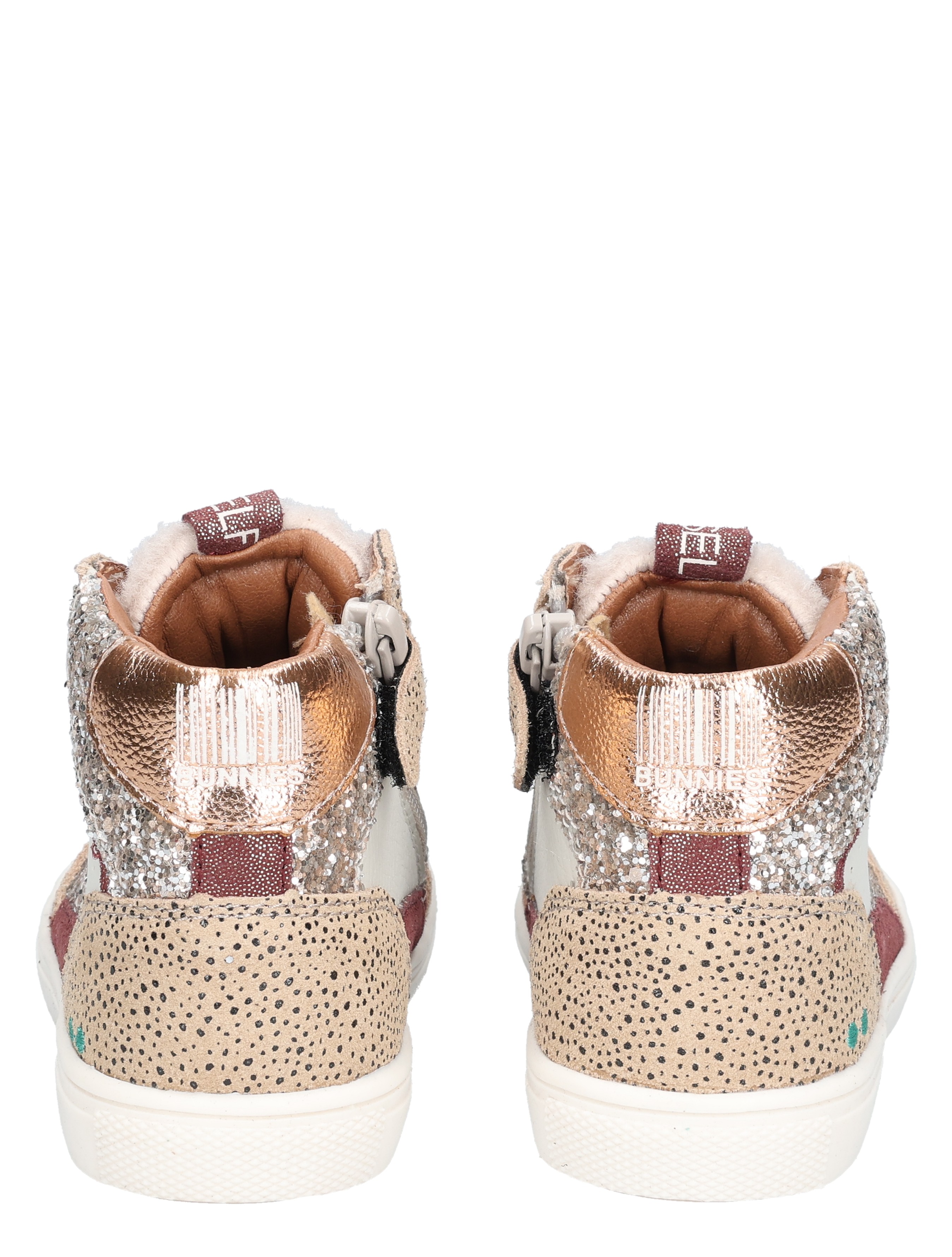 Bunnies - Lola Louw 225752 908 Taupe - Meisjes - Sneakers - Hoge Sneakers - 48497_28_6