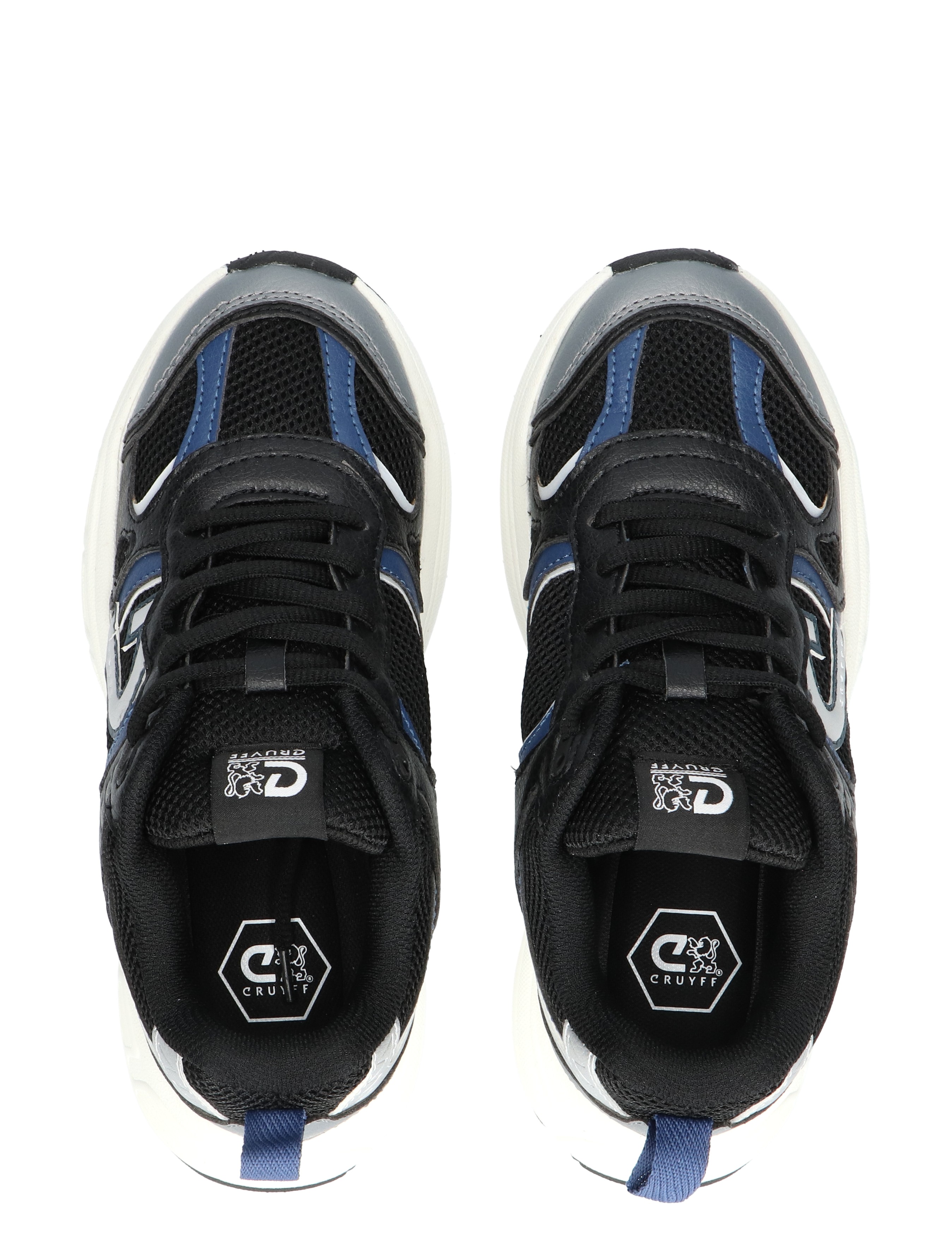 Cruyff - Marti Black Silver - Meisjes - Jongens - Sneakers - Lage Sneakers - Lage Sneakers - Sneakers - 48457_13_7