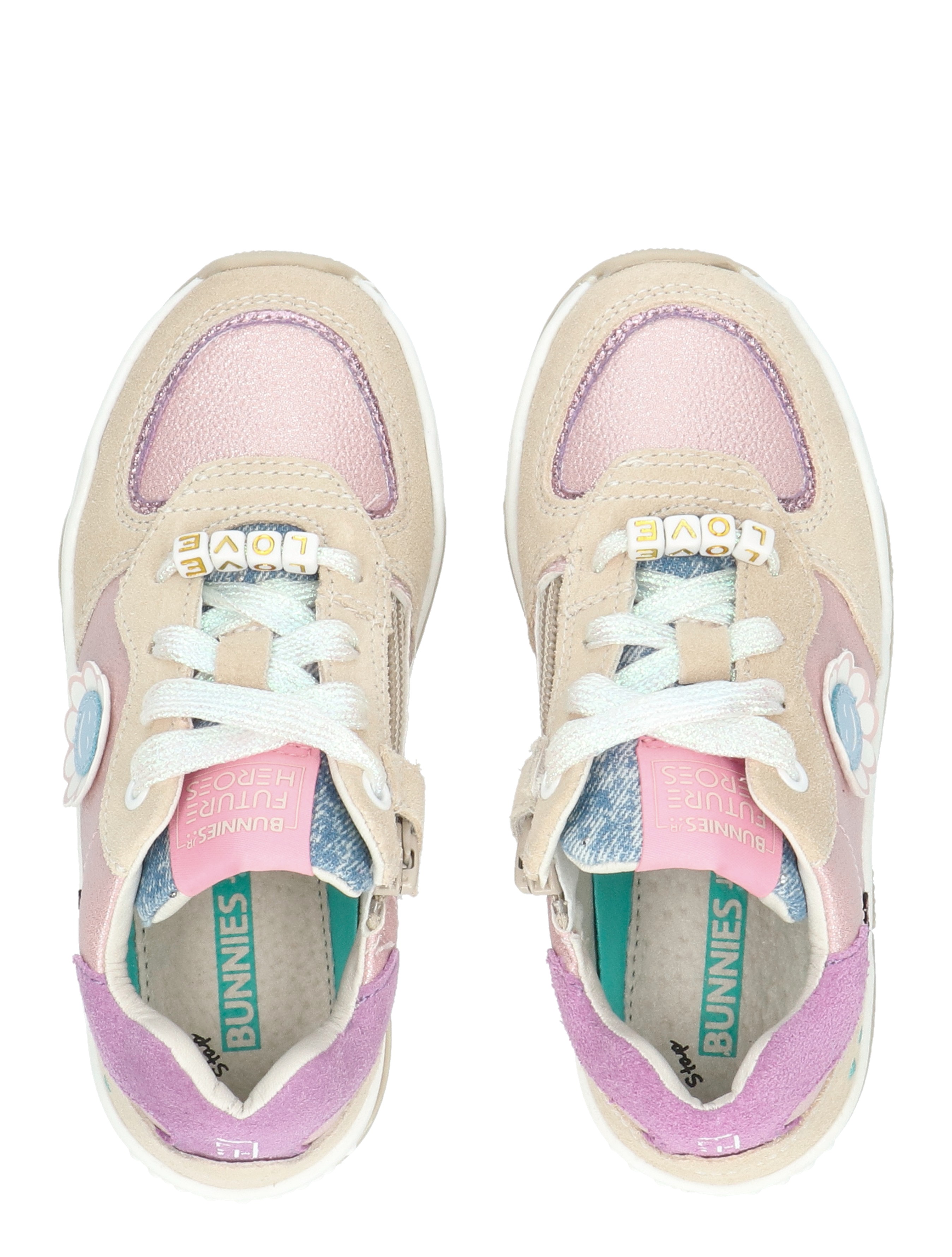 Bunnies - Camille Chunky Nougat - Meisjes - Veterschoenen - 50600_77_7