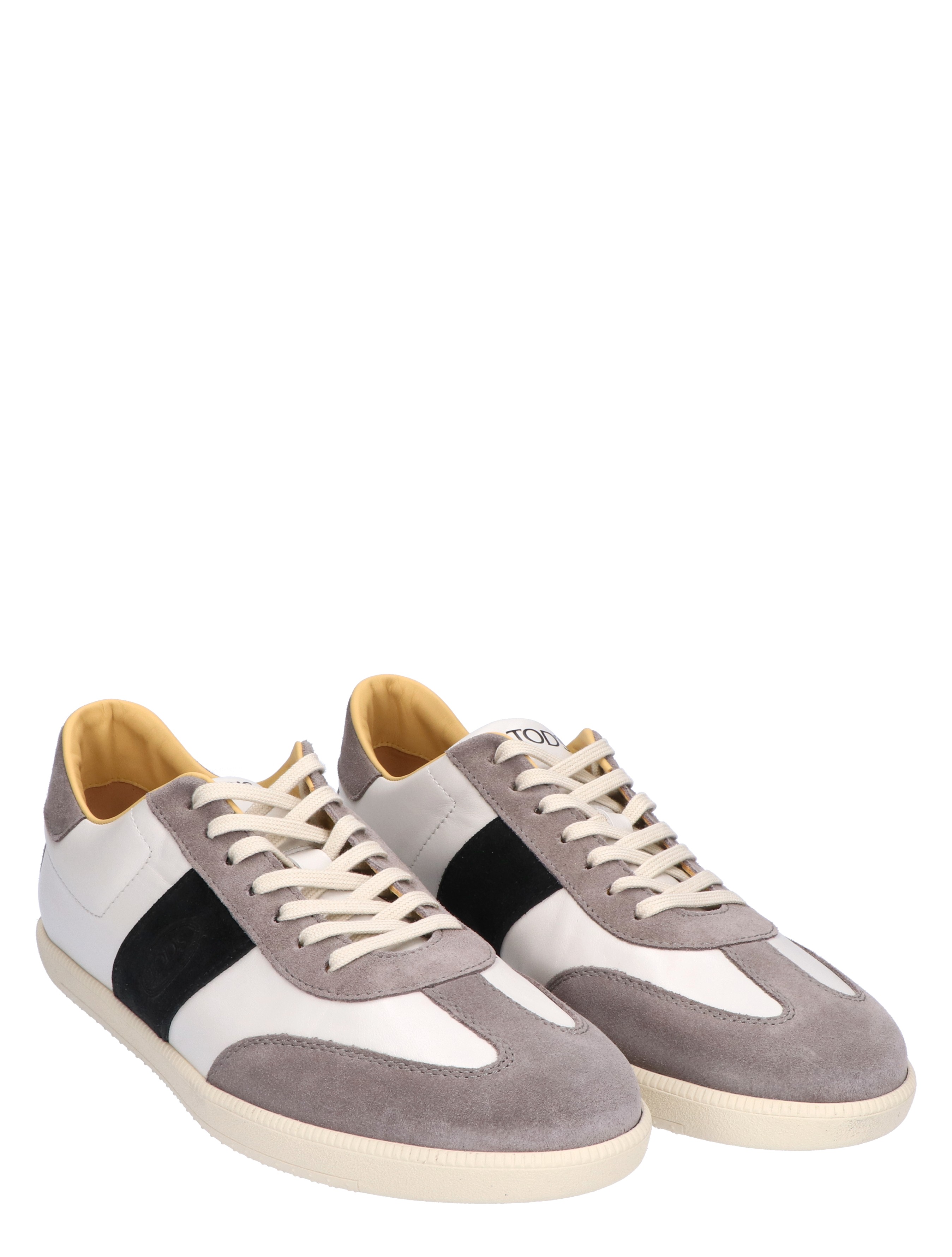 Tabs Sneaker in Leather CF14 White Black