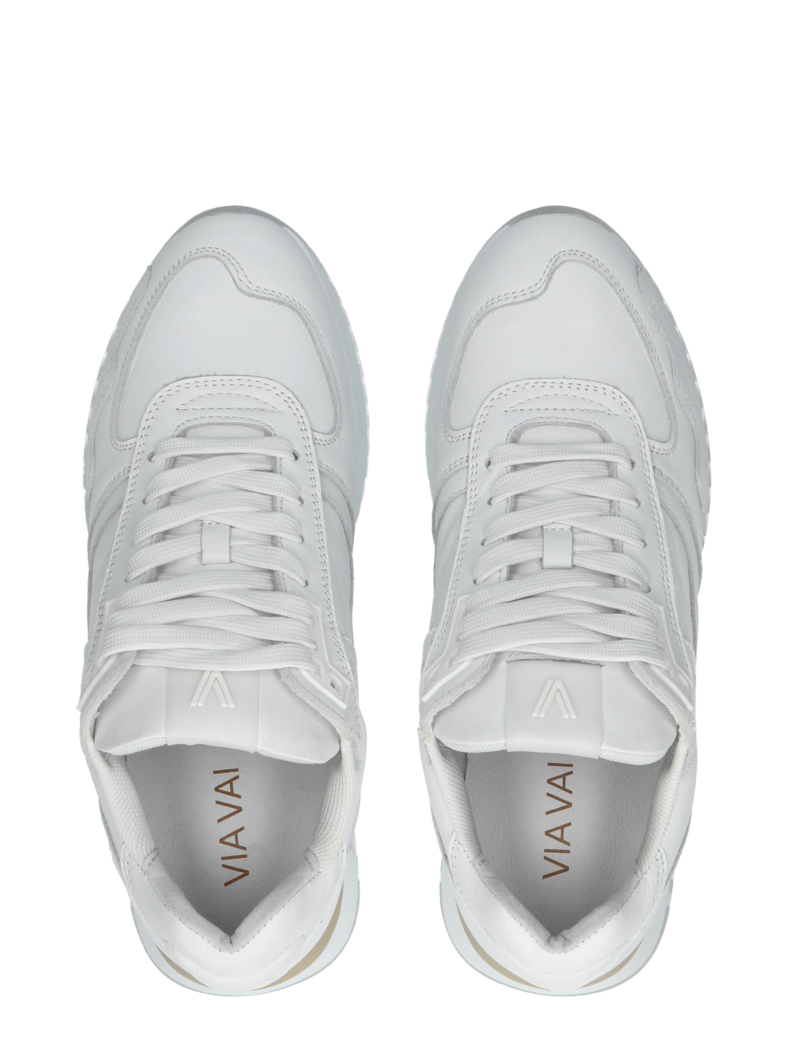 VIA VAI - 60011 Nora Base 07-001 Vitello Bianco - Sneakers - Dames - Lage Sneakers - 41791_88_7