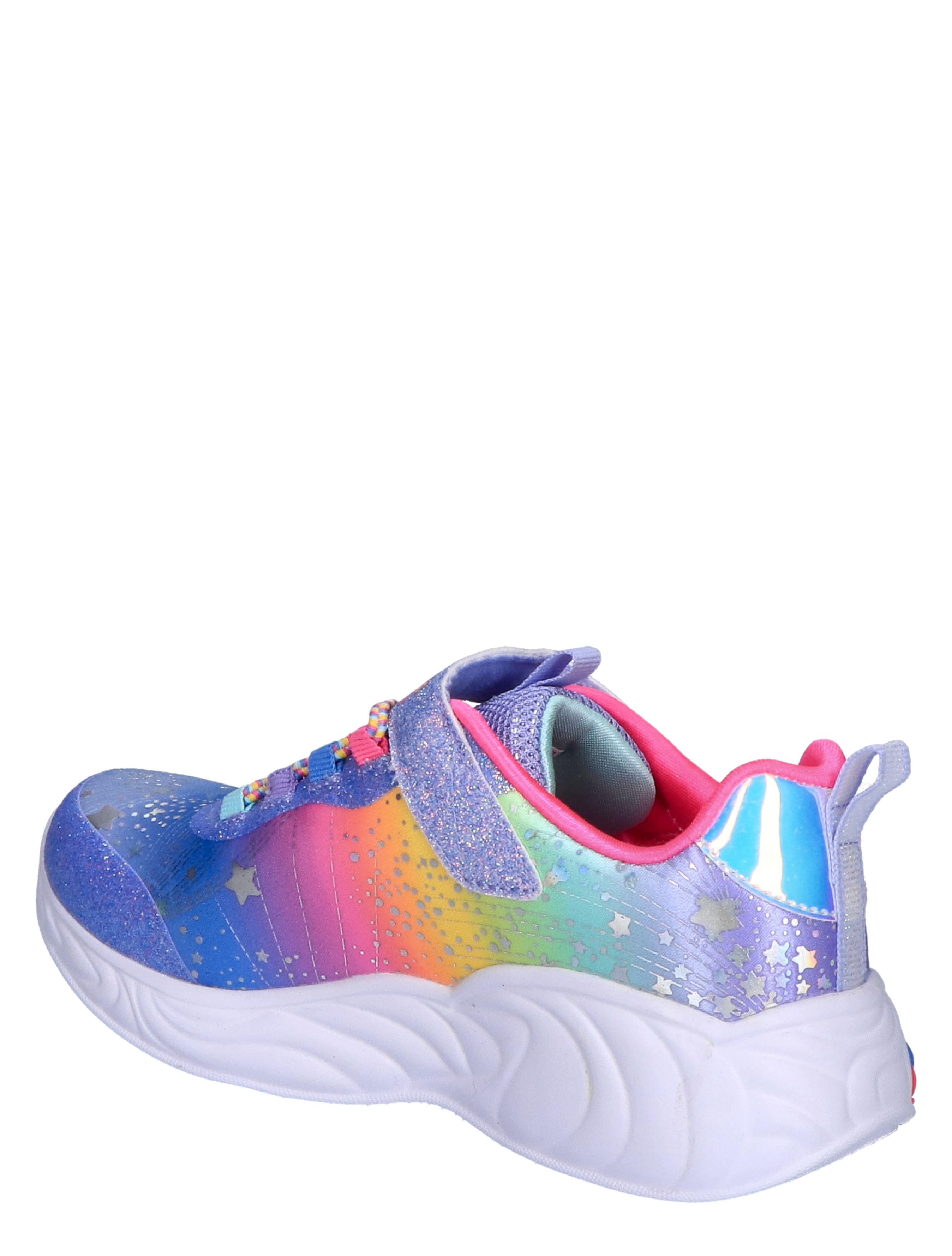 Skechers - S-Lights Unicorn Dreams Blue Metallic - Meisjes - Lage Sneakers - Sneakers - Klittenbandschoenen - 45254_48_4