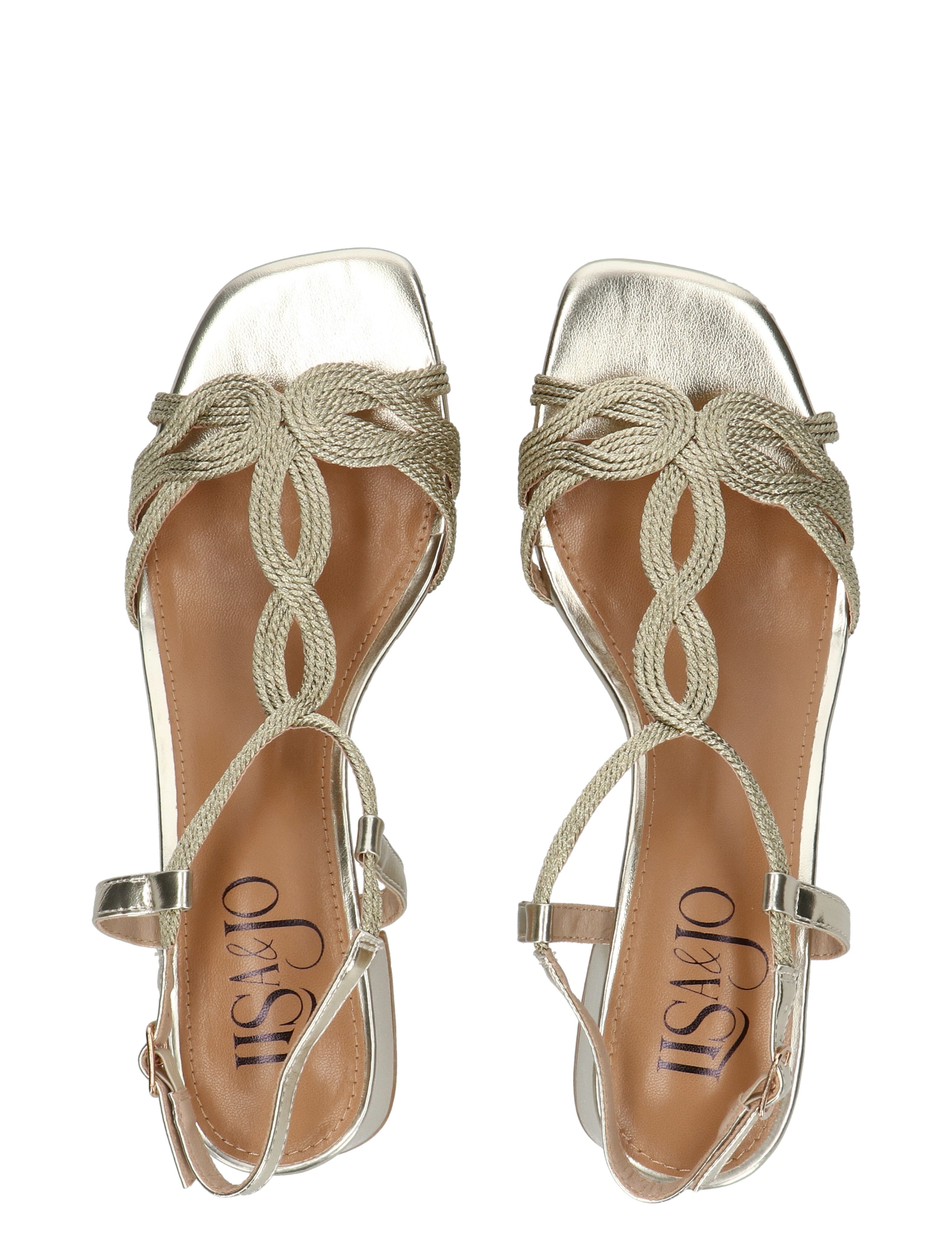 Lisa & Jo - Zelena Light Gold - Dames - Sandalettes - 50194_53_7