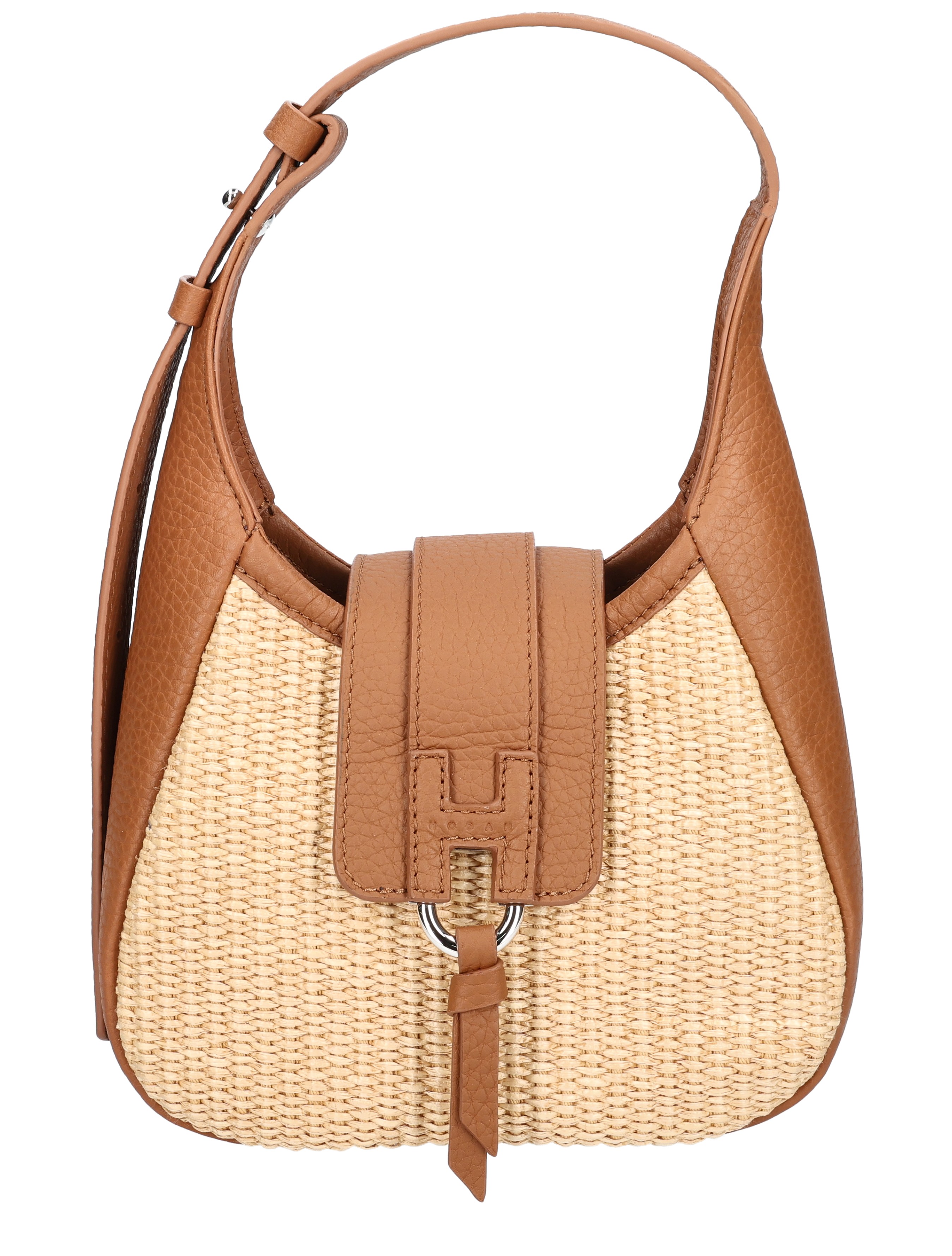 Hogan - Trend Hobo Bag Mini Beige - Dames - Schoudertassen - 49670_72_1