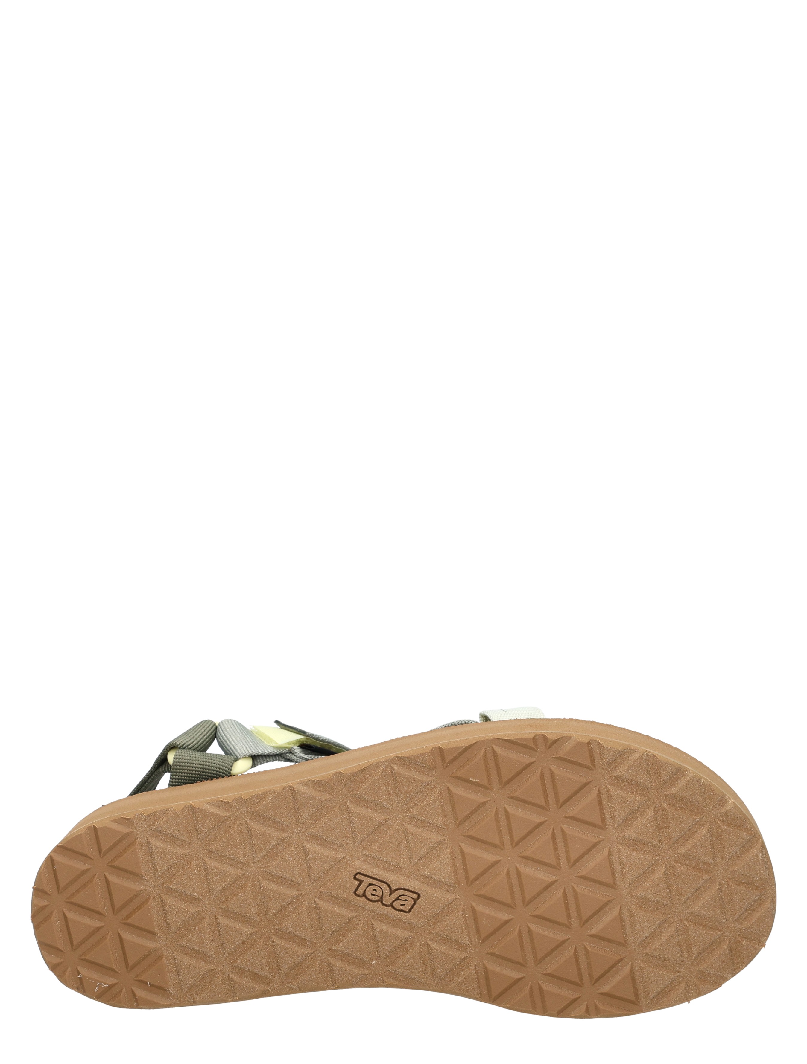 sandal, gerecycled, ruggevormd, antislip, bruine zool