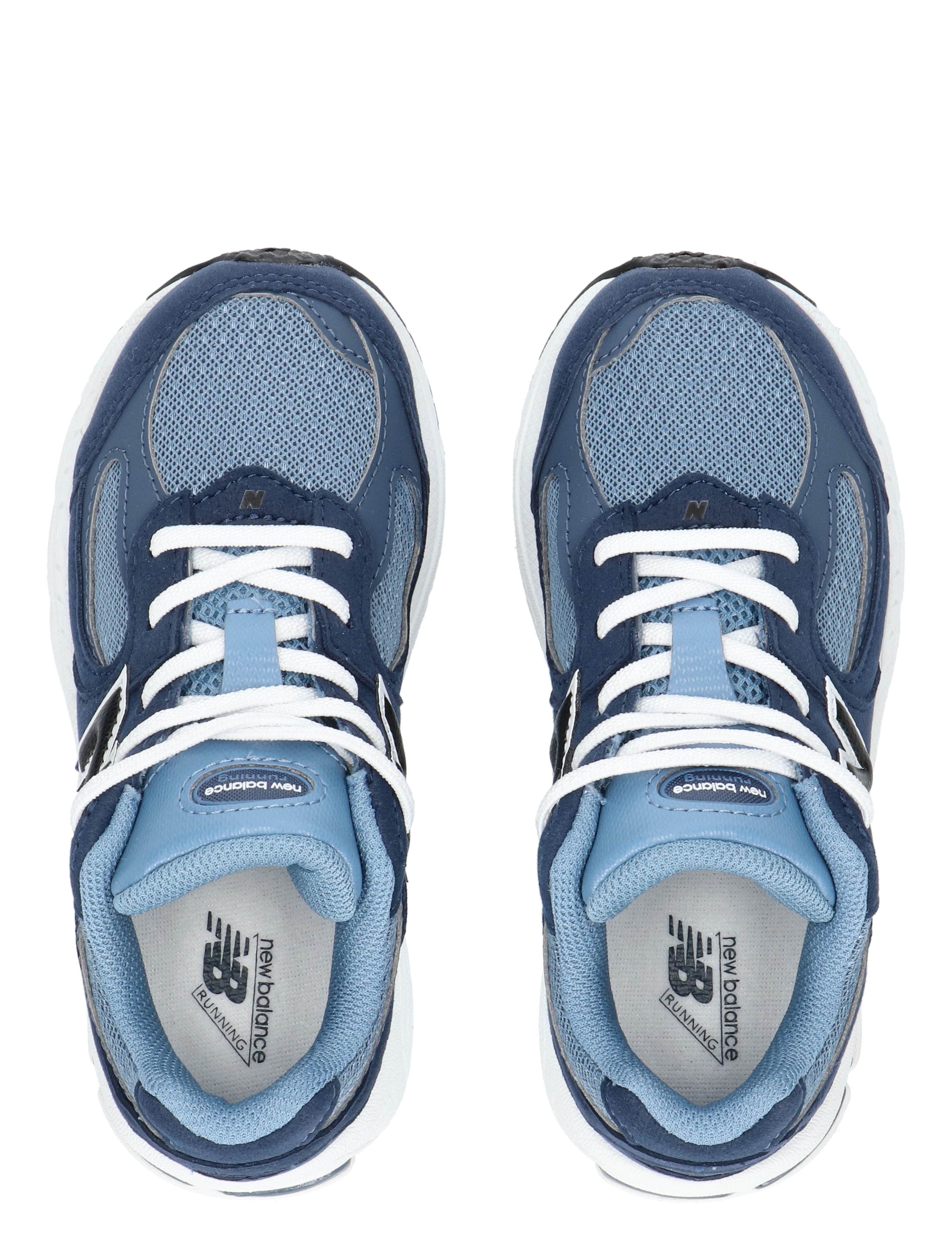 sneakers, blauw, mesh, veters, new-balance