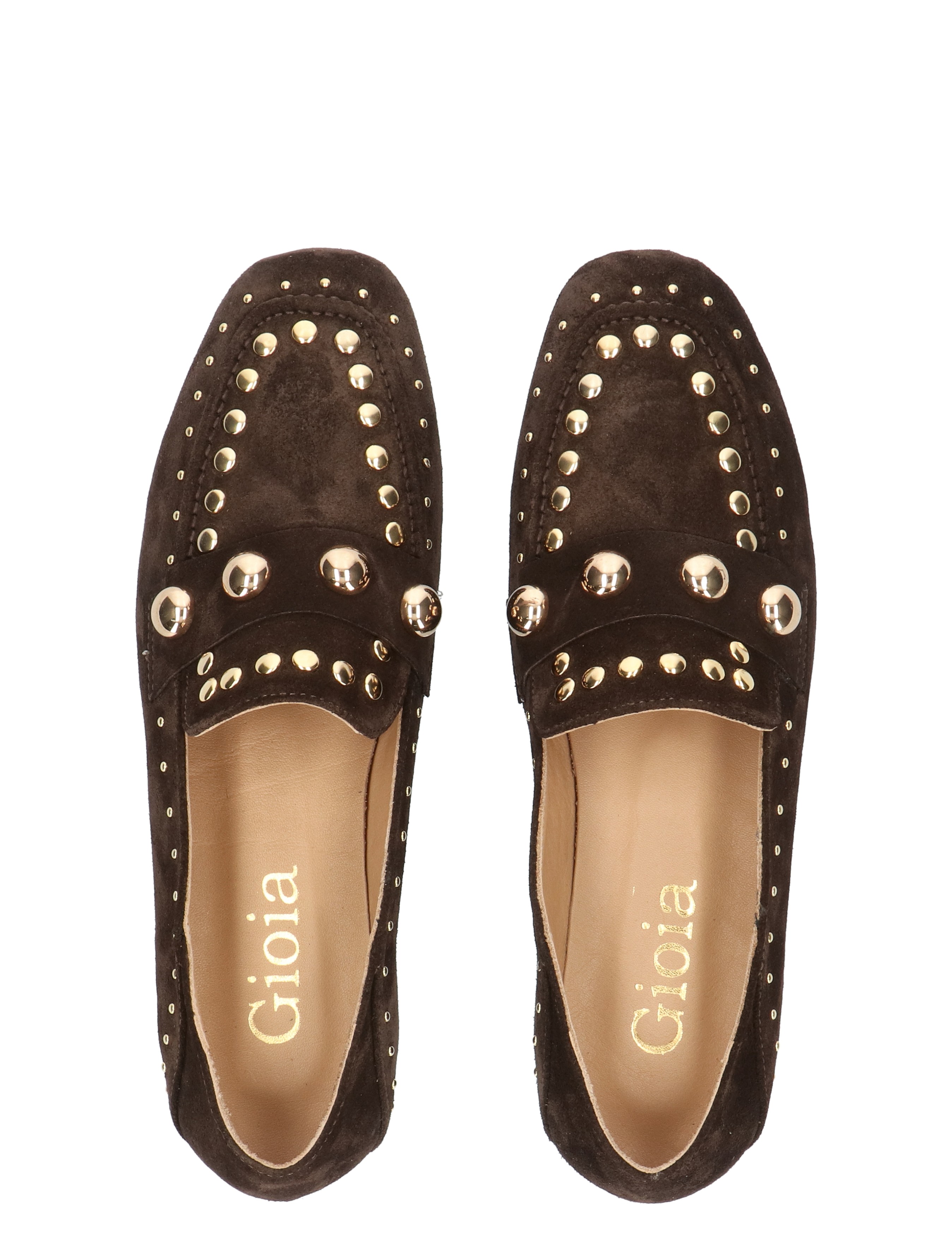 laarzen, mocassin, suede, studs, metallic studs