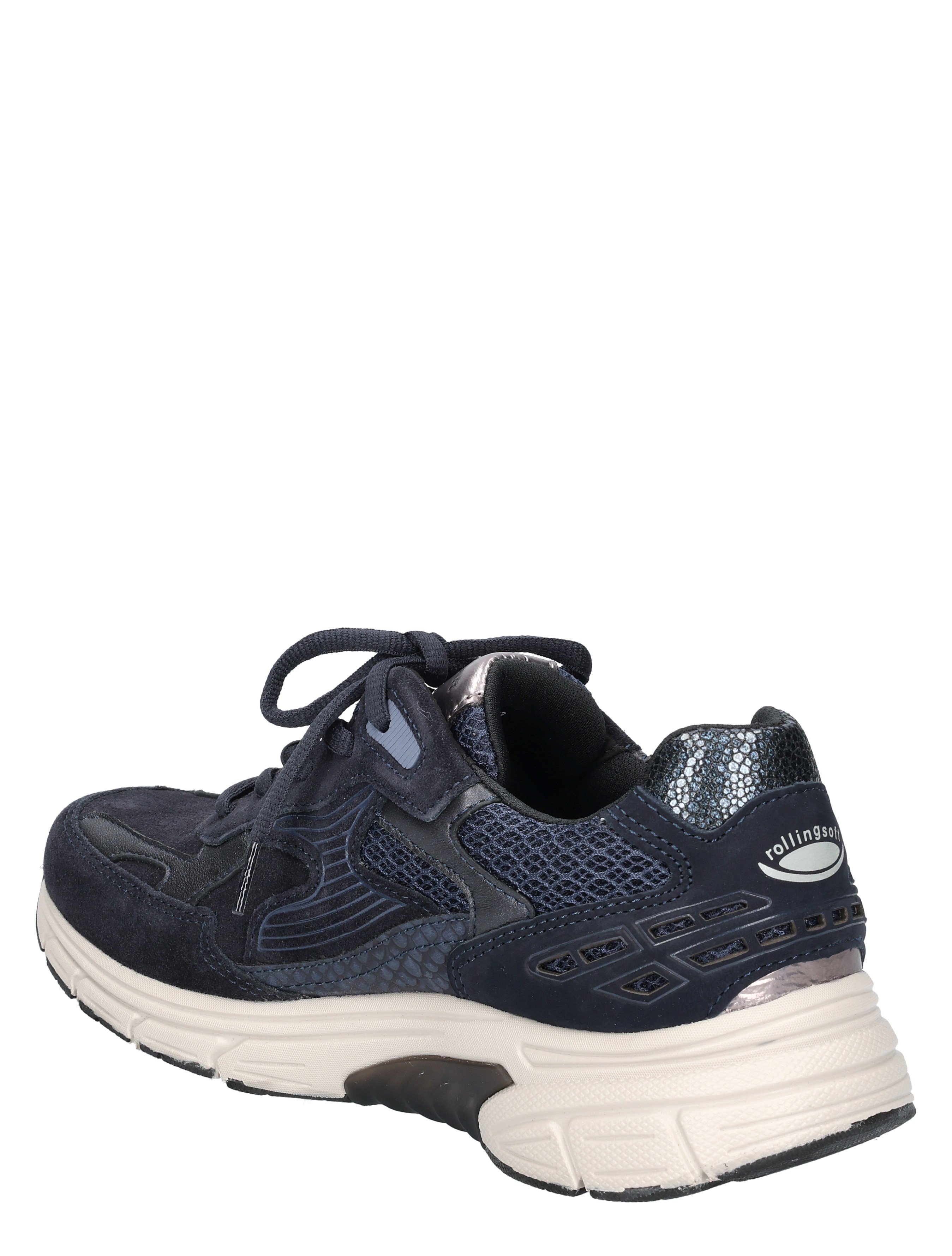 sneaker, sportschoen, donkerblauw, mesh, roolingstone?