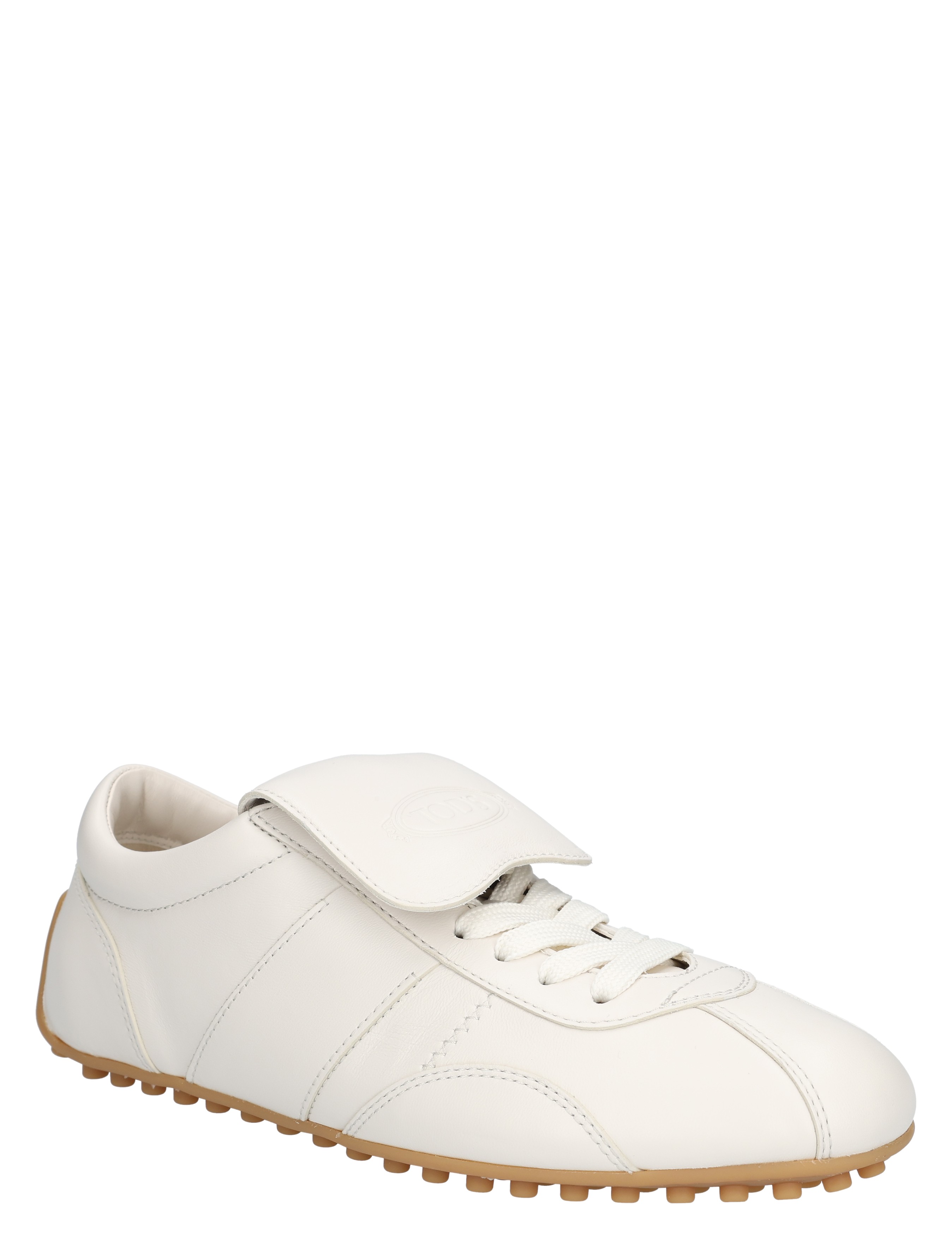 Tods - T-Marathon Sneakers in Leather Beige - Sneakers - Dames - Lage Sneakers - 48407_77_3