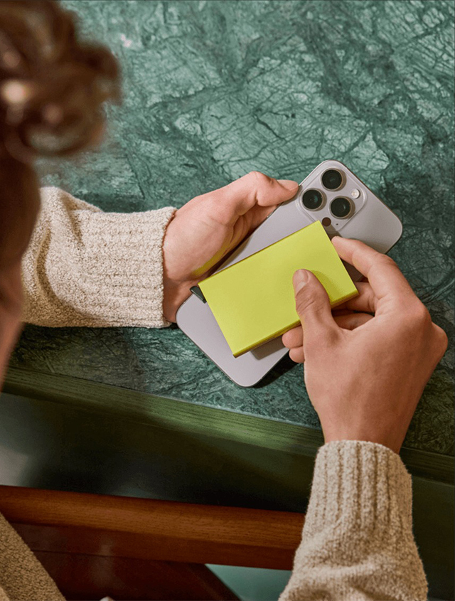 Secrid - Cardprotector Magsafe iPhone Lime - Dames - Heren - Pasjeshouders - Pasjeshouders - 51025_55_4