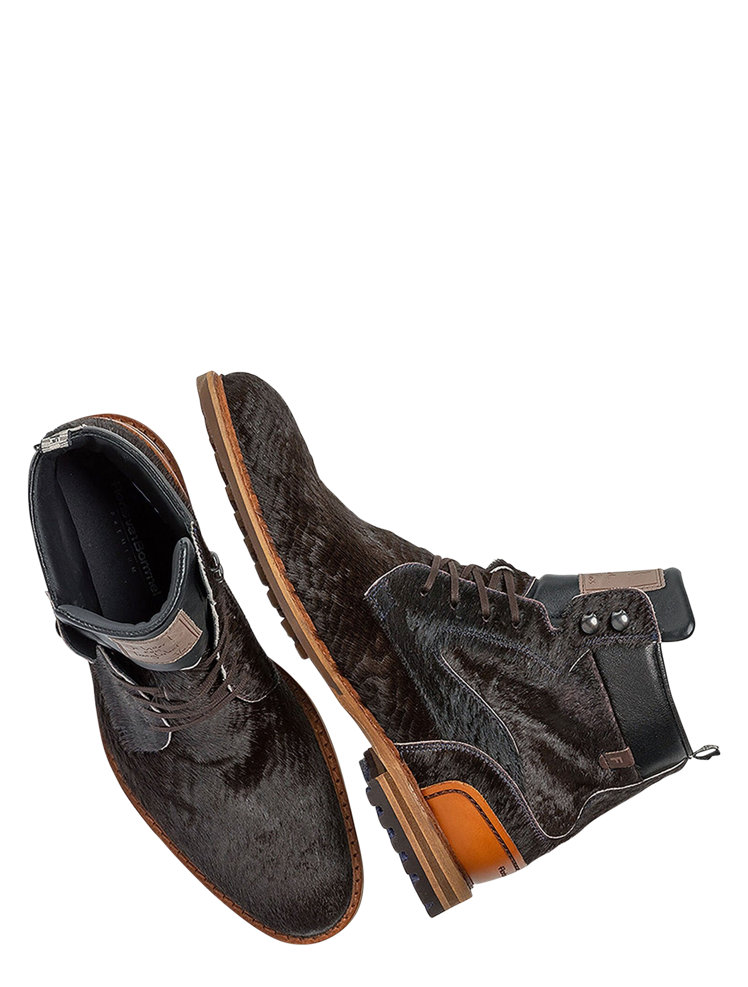 Floris van Bommel - Crepi SFM-80022 05.18 Brown G+ Wijdte - Heren - Boots - Enkellaarsjes - 50148_22_3