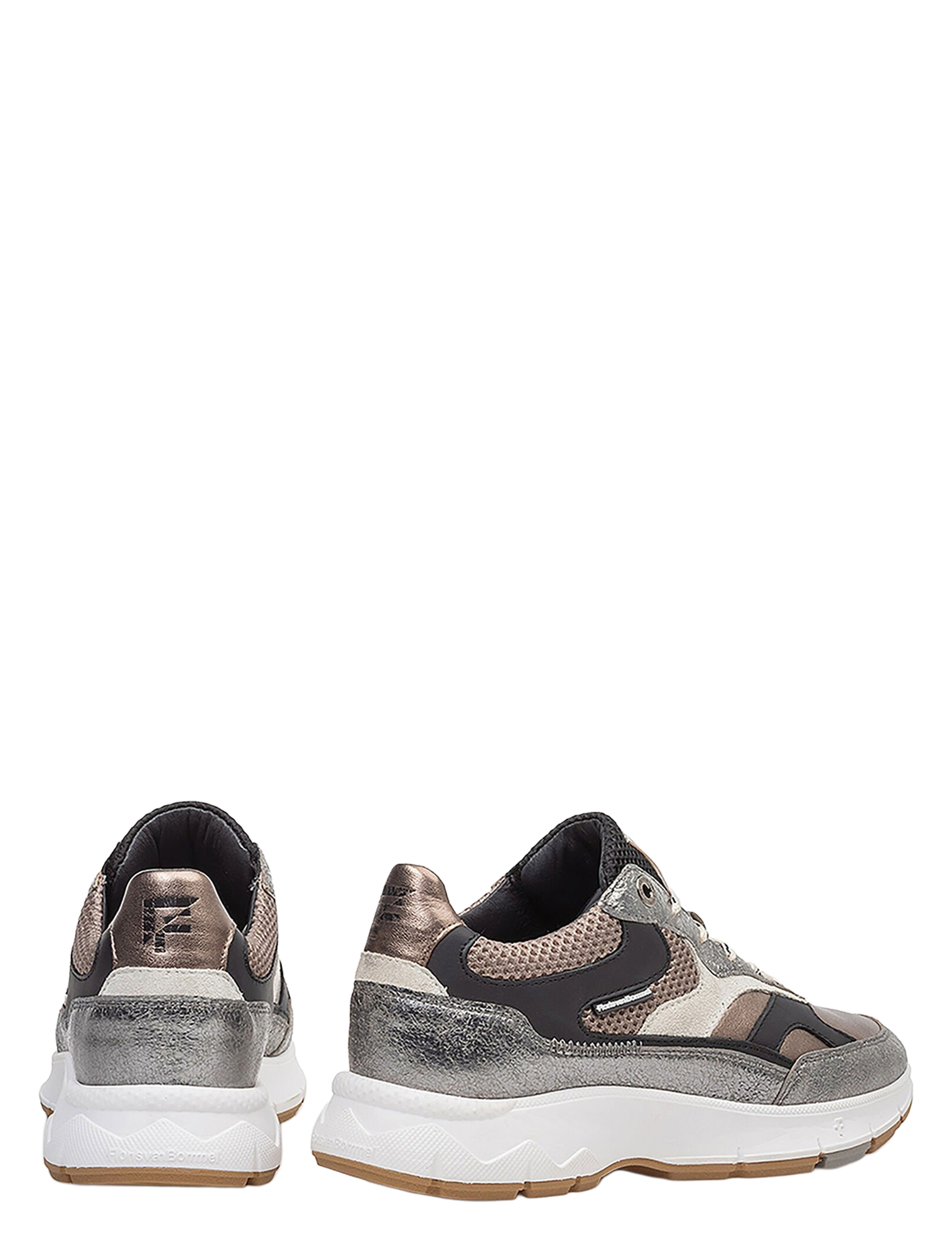 Floris van Bommel - Daysi SFW-10133 90-02 Silver G-Wijdte - Sneakers - Dames - Lage Sneakers - 50097_54_4