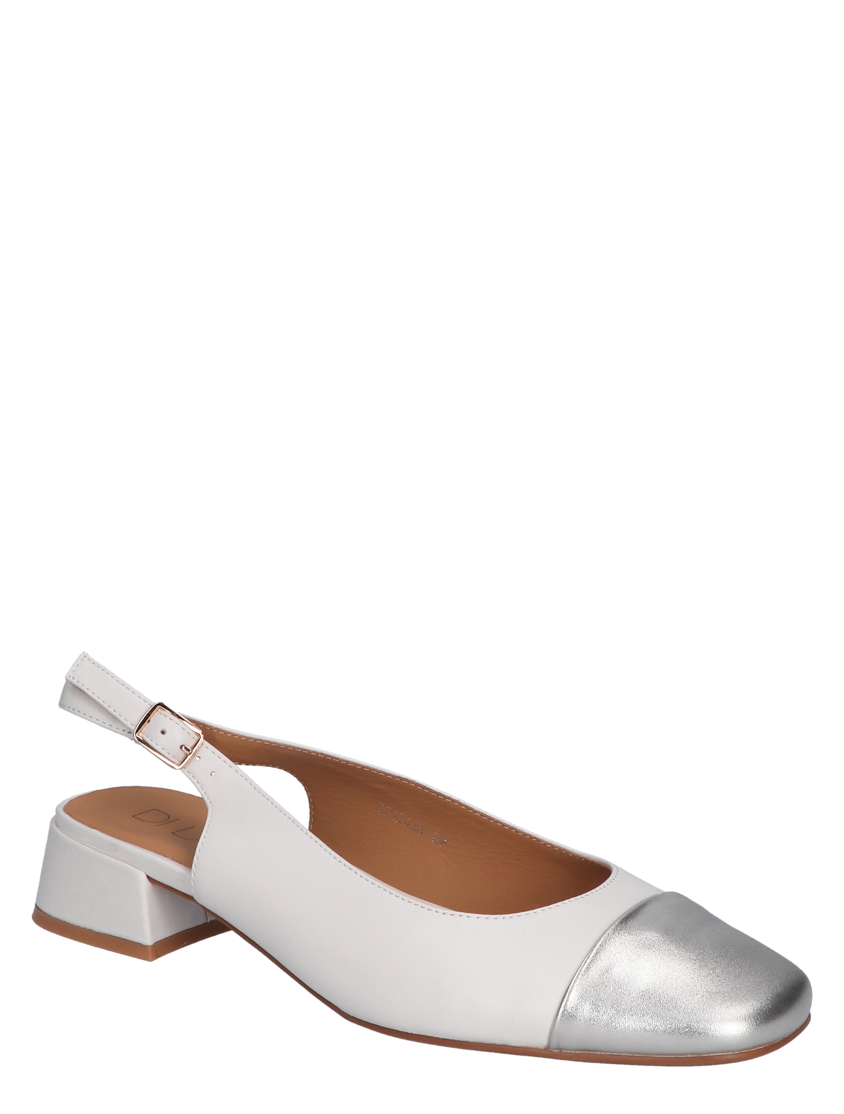 Di Lauro - Wendelien Beige Silver - Dames - Slingbacks - 47568_77_3