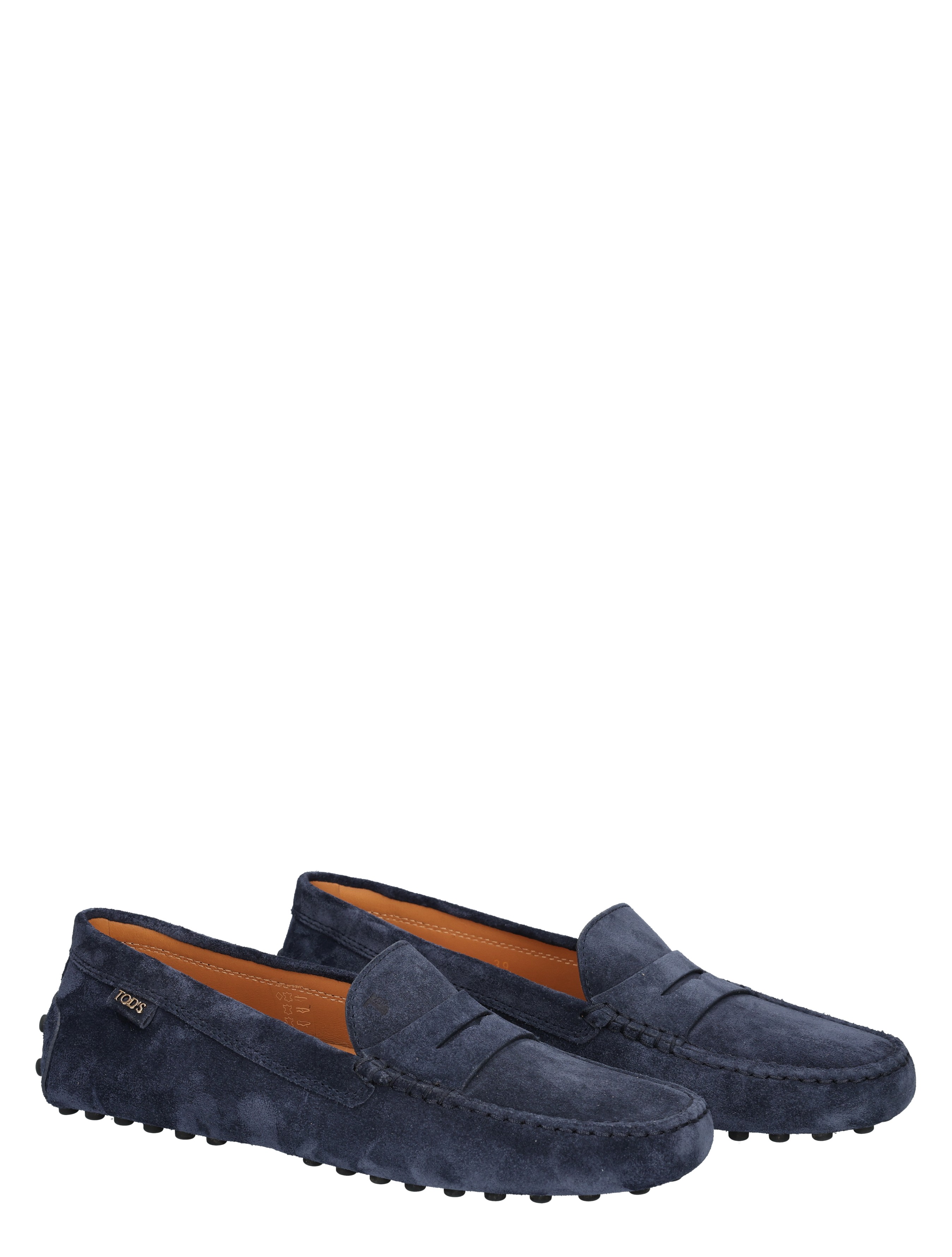 Tods - Gommino in Suede U824 Blue - Dames - Loafers - 49660_33_5