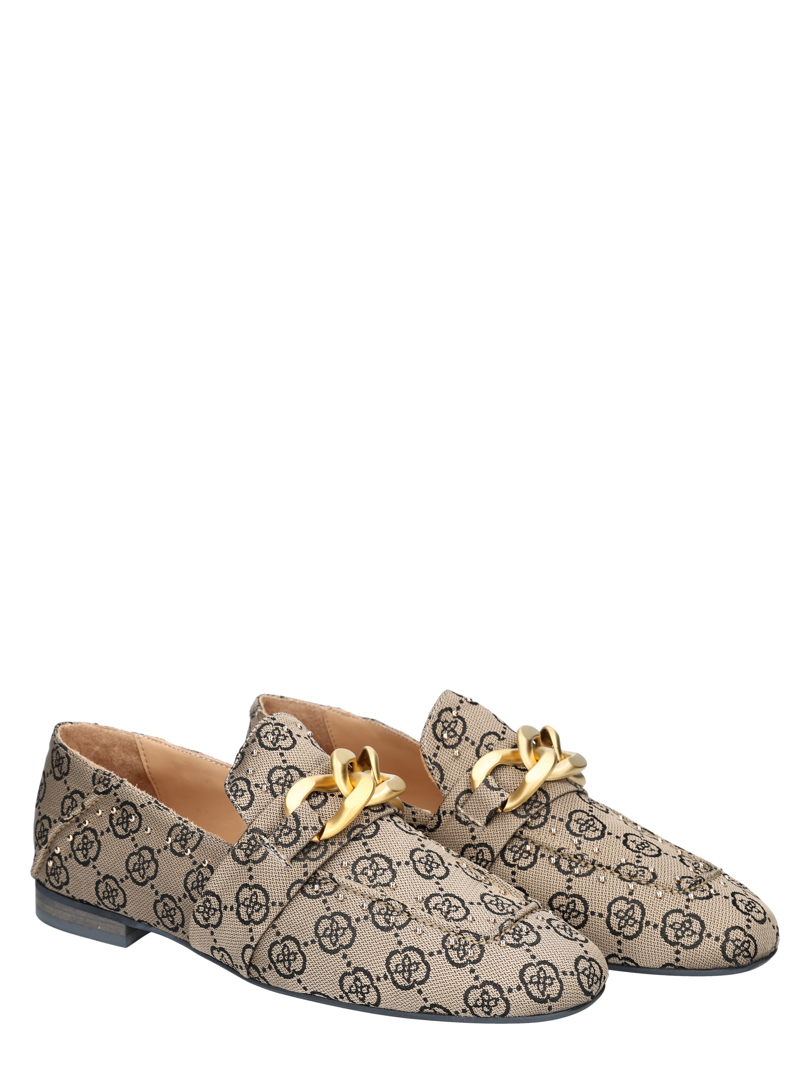 Gioia - Wianna 2610138 Textiel Flower Beige - Loafers - Dames - 50877_77_5